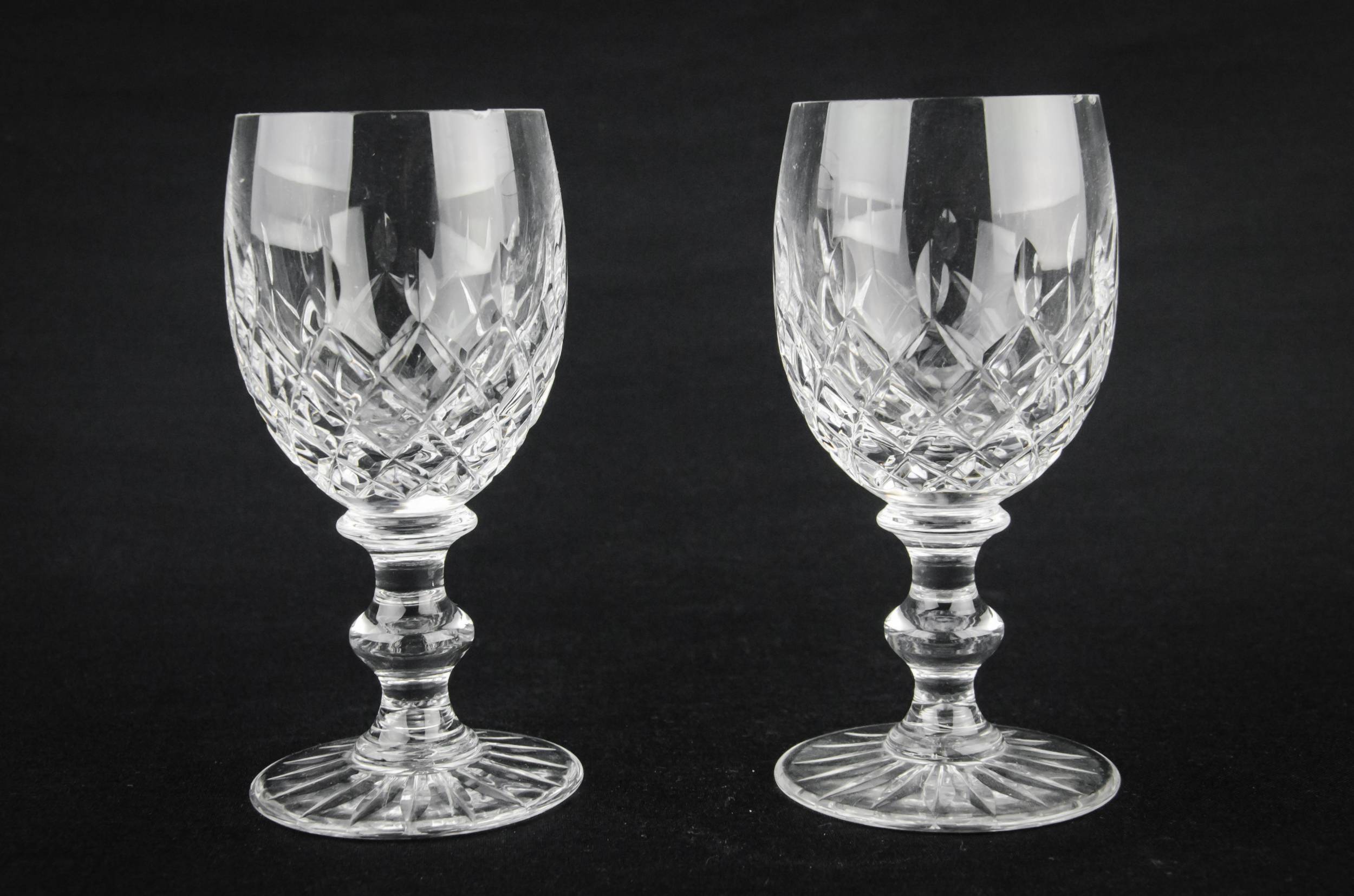Retro Crystal Medium — 2 stem wine glasses 2