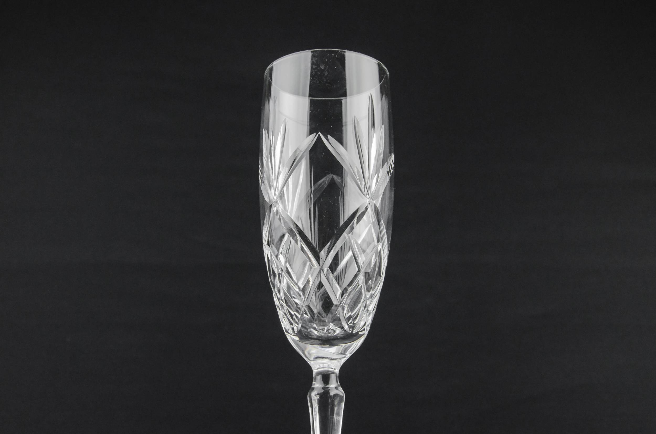 Cut Glass Vintage — 2 stem champagne flutes 2