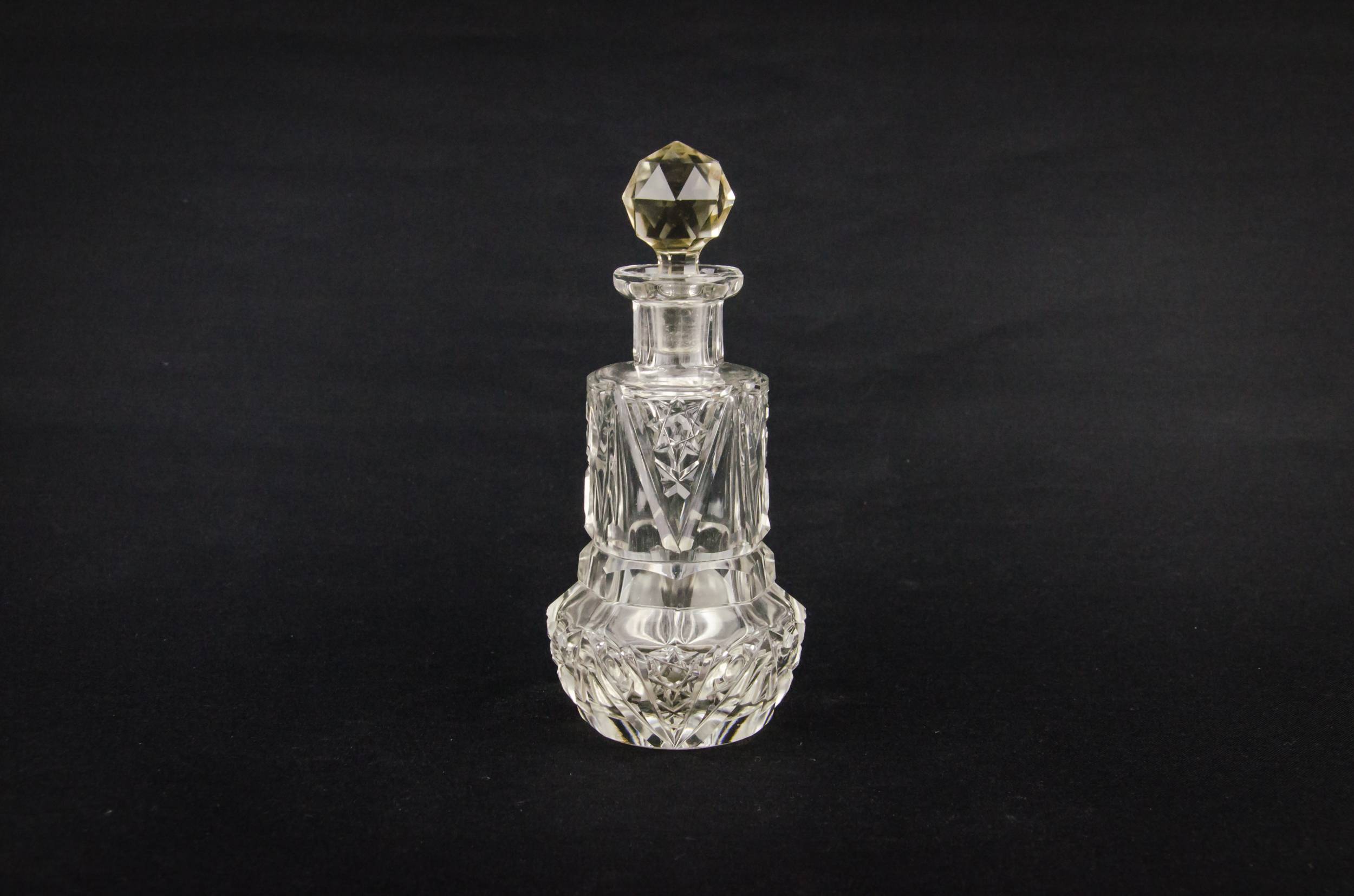 Perfume Bottle Cut — Cut glass perfume bottle