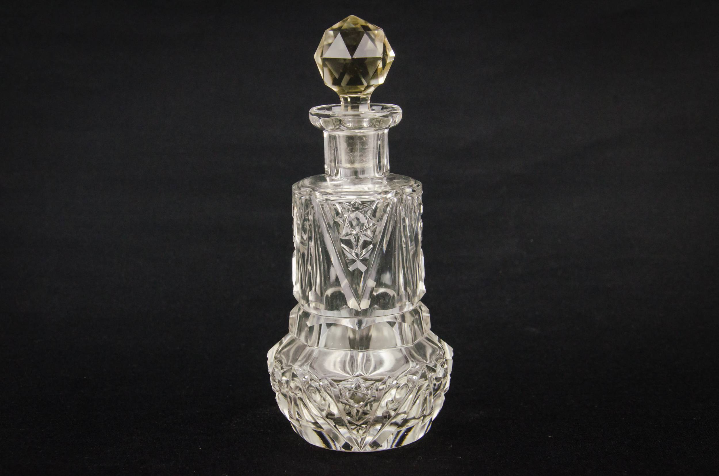 Perfume Bottle Cut — Cut glass perfume bottle 1