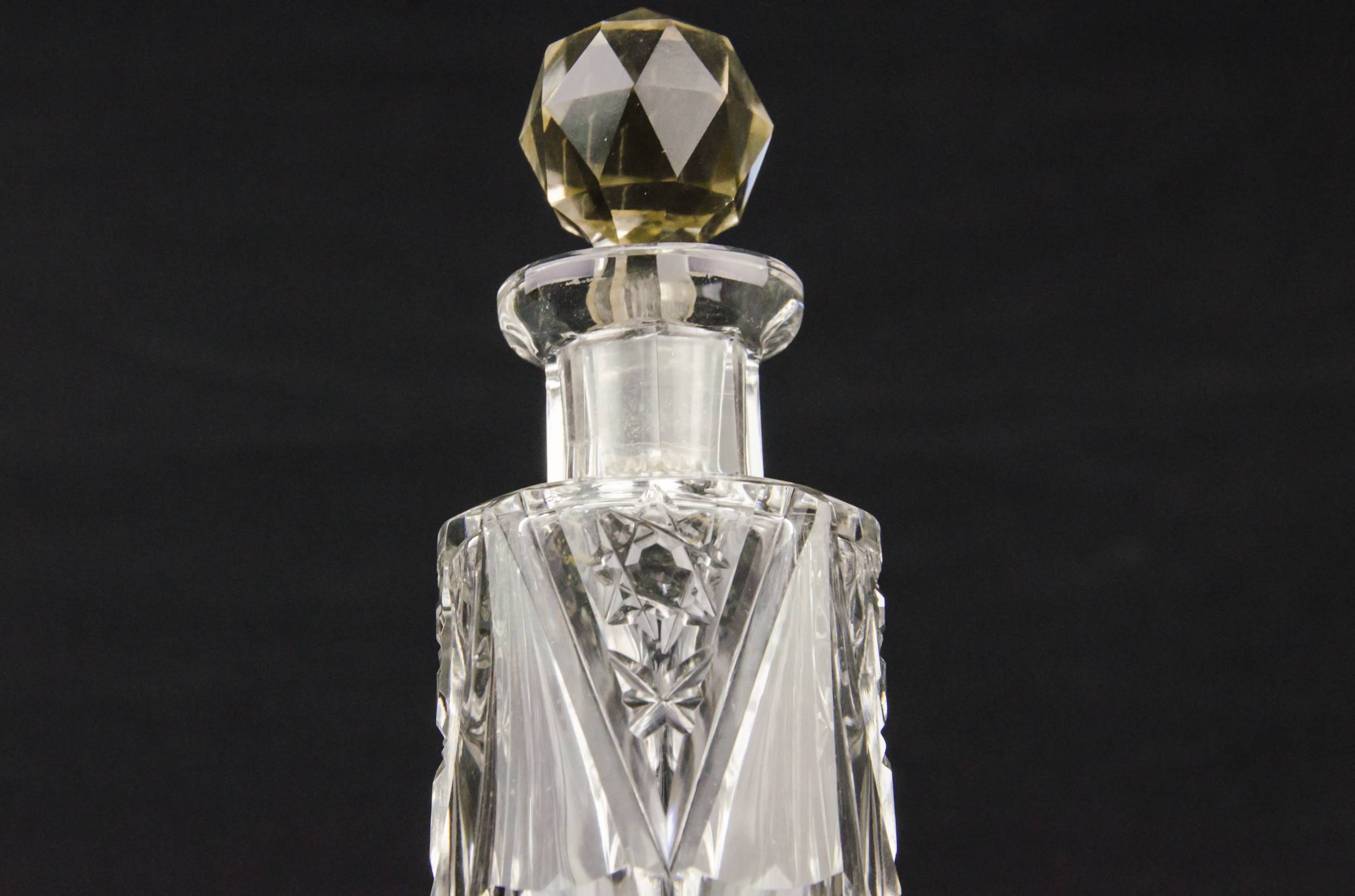 Perfume Bottle Cut — Cut glass perfume bottle 3