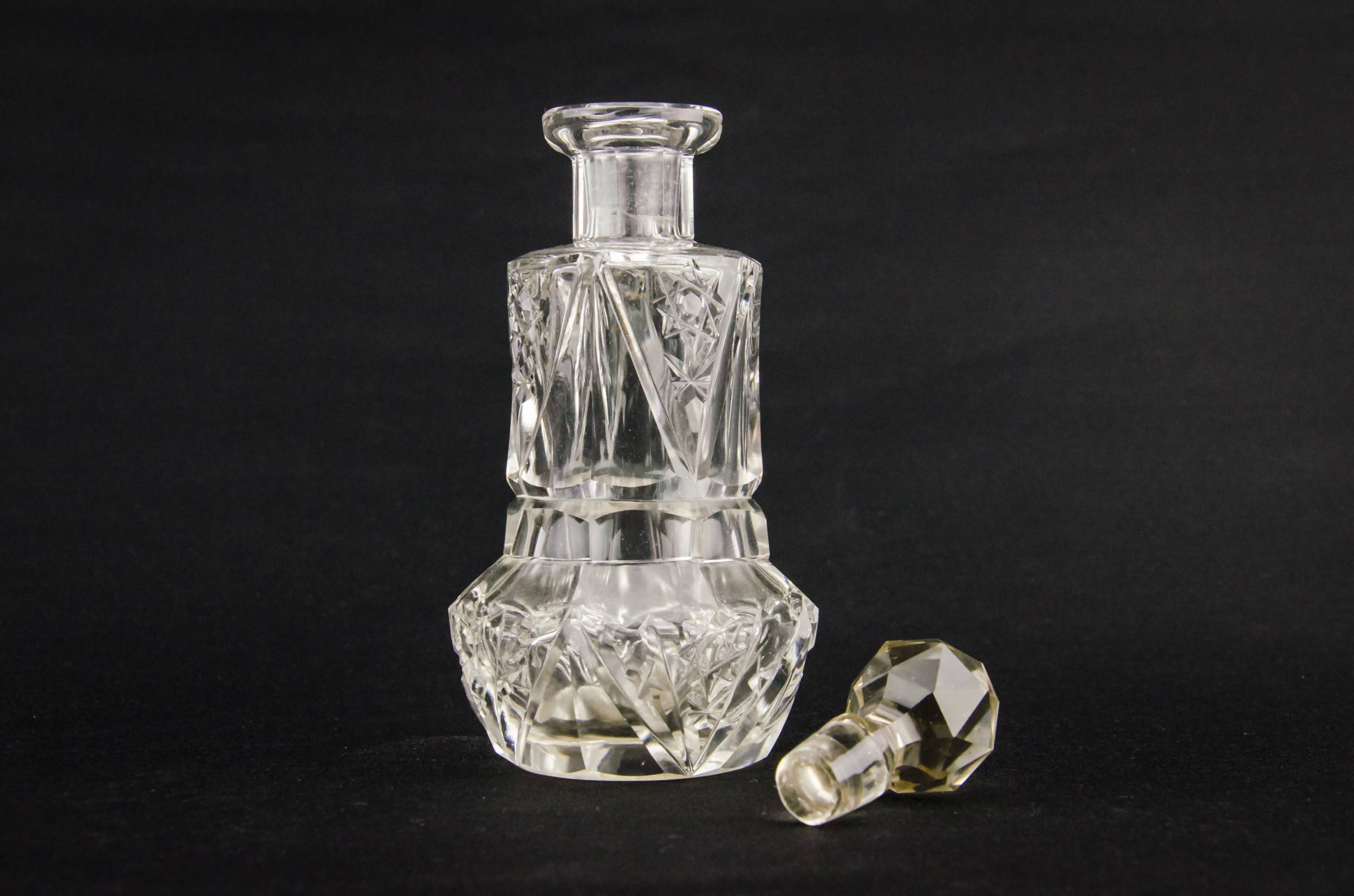 Perfume Bottle Cut — Cut glass perfume bottle 5
