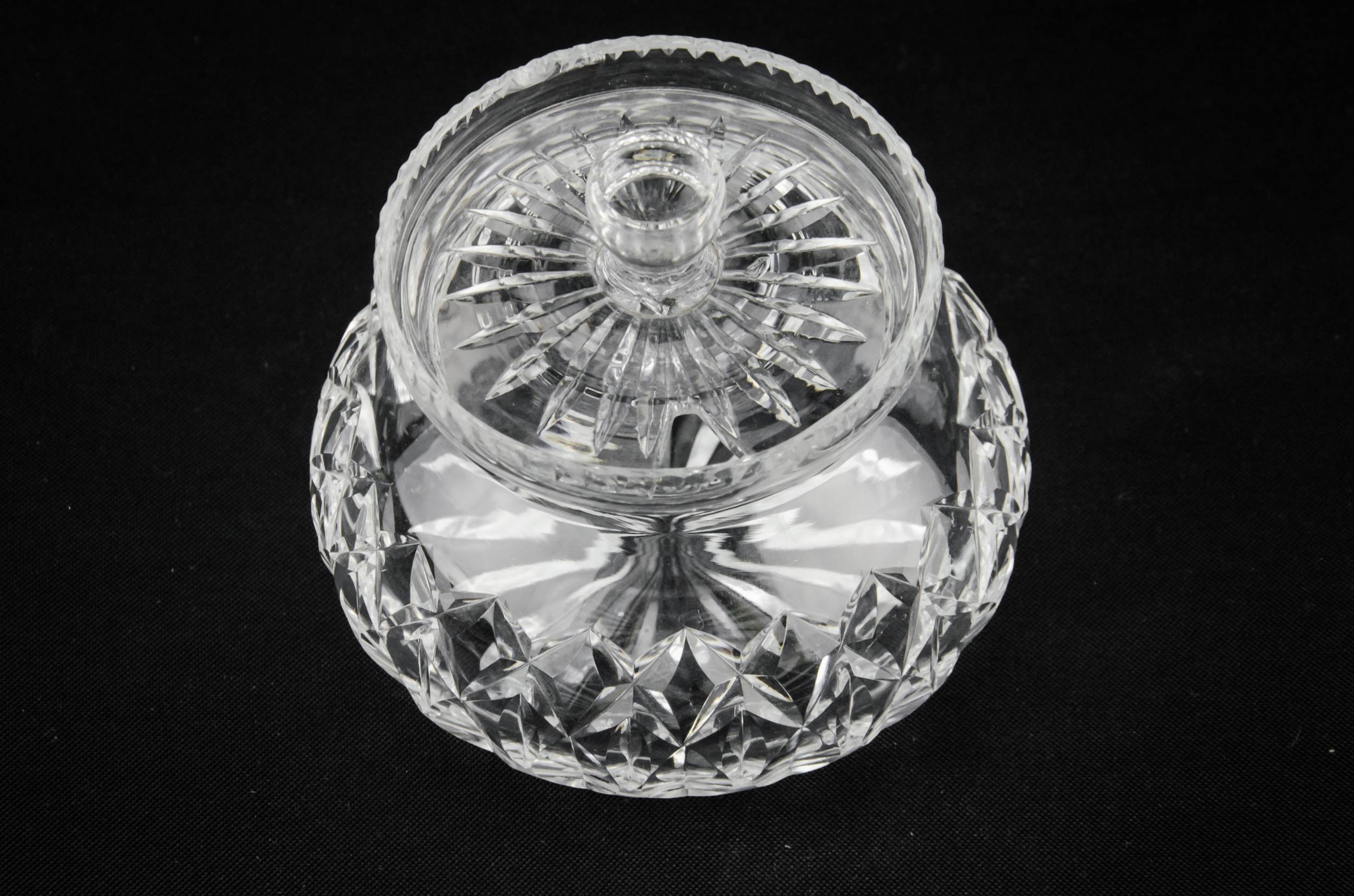Vintage Elegant Crosshatch — Globular condiment pot 2