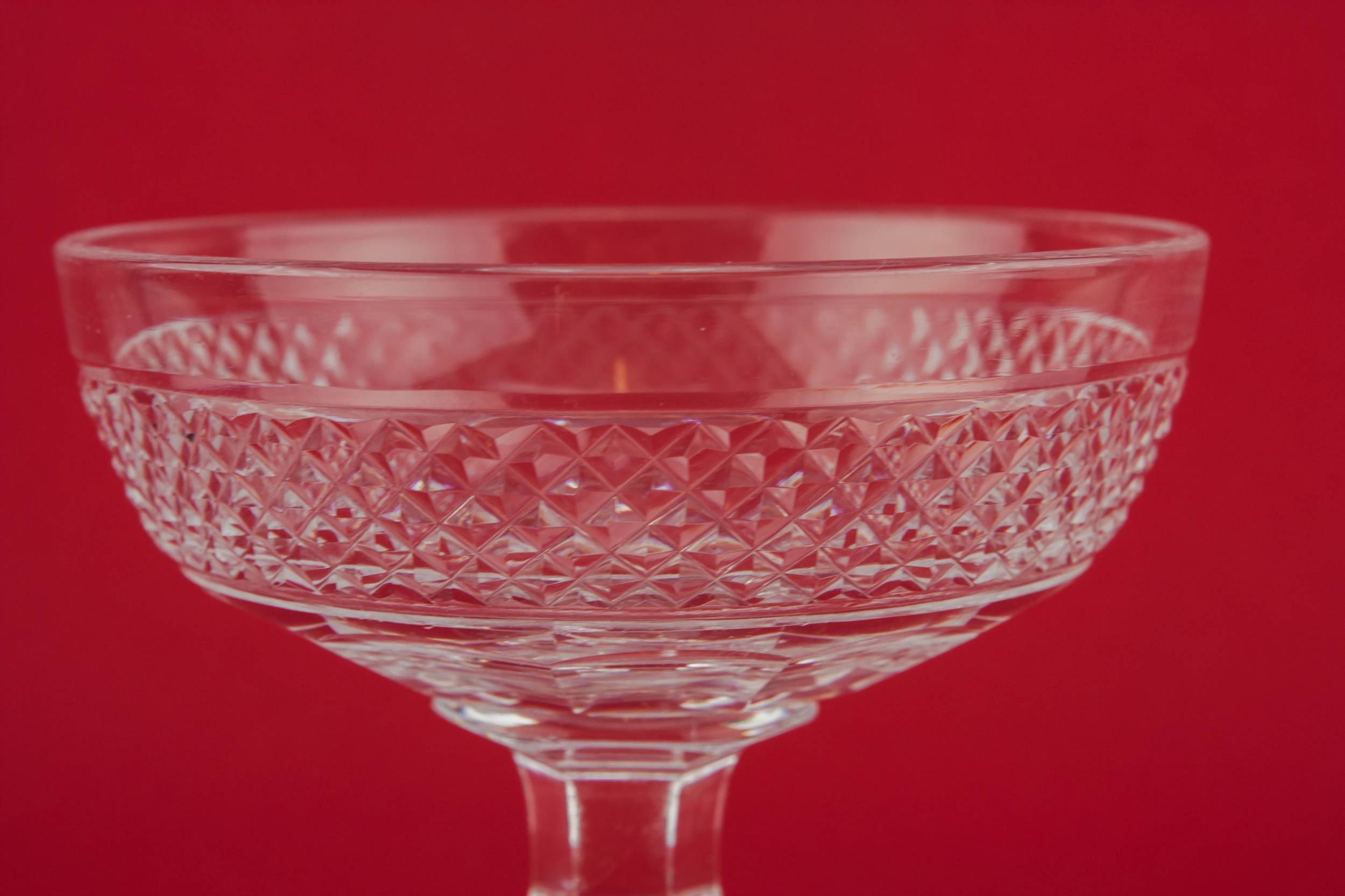 Cut Glass Vintage — Art Deco champagne saucer 1