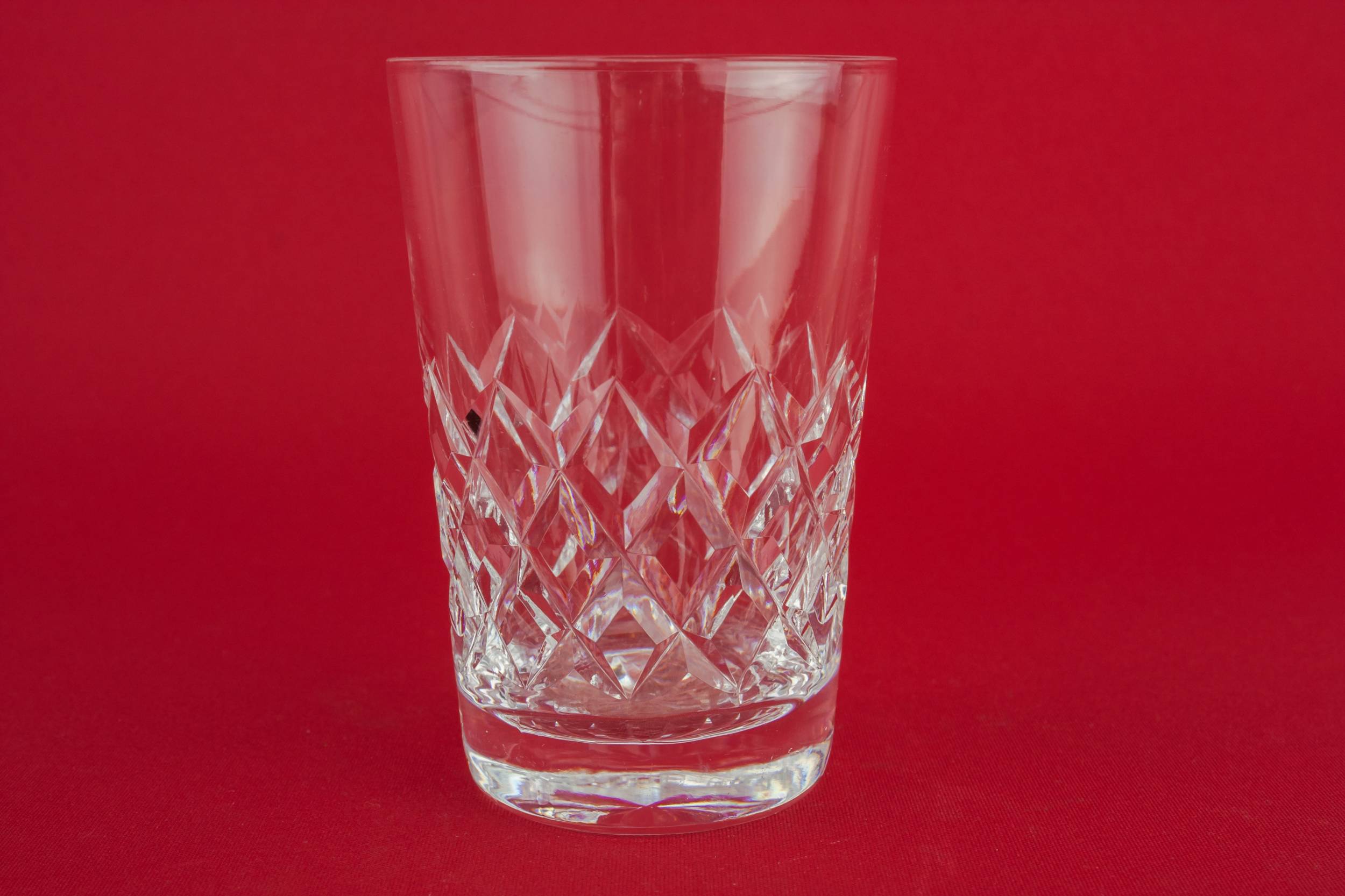 Medium Cut Punch — 3 crystal whisky glasses 1