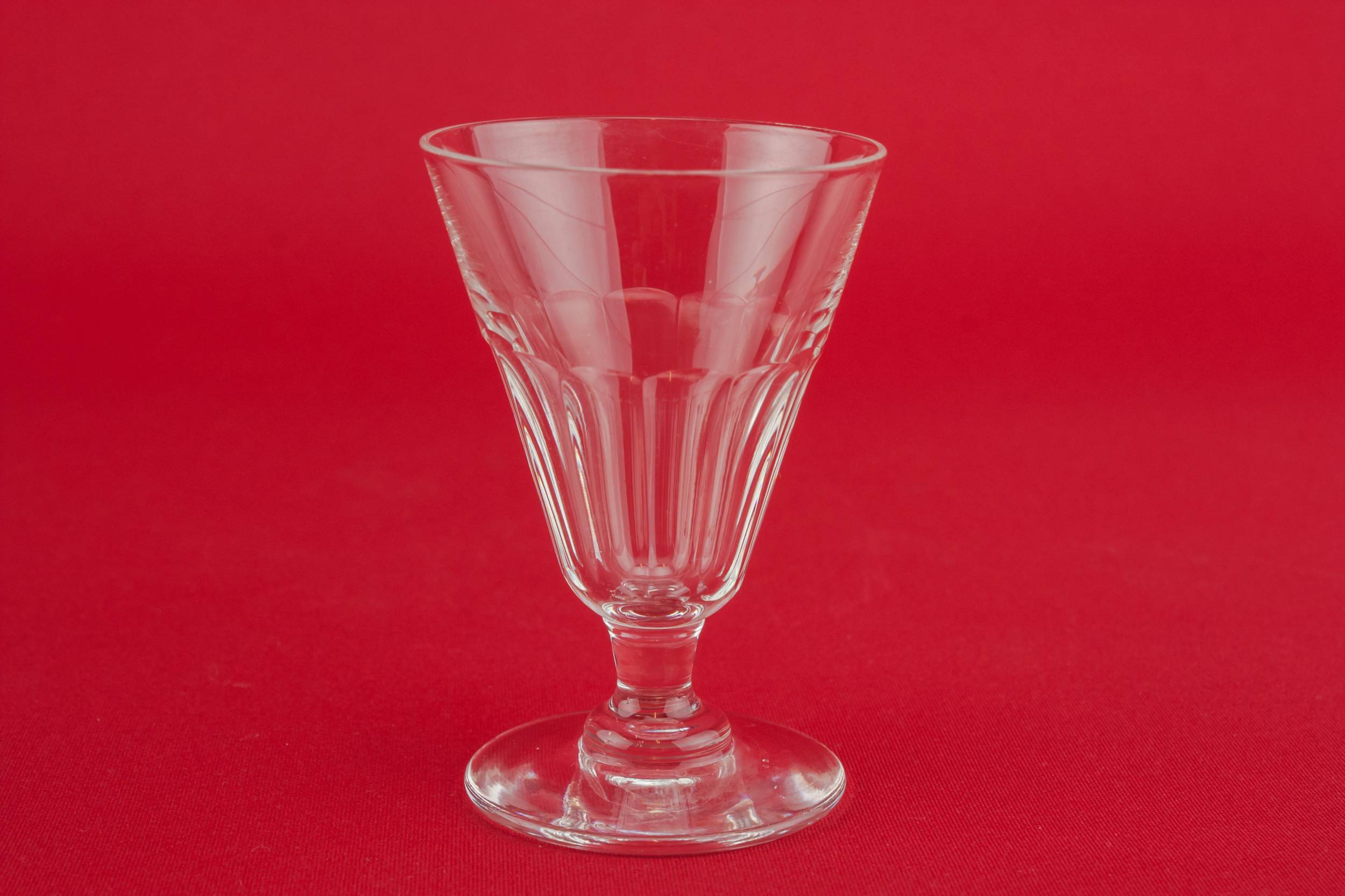 Crystal Cut Sherry — 5 cut glass port glasses 2
