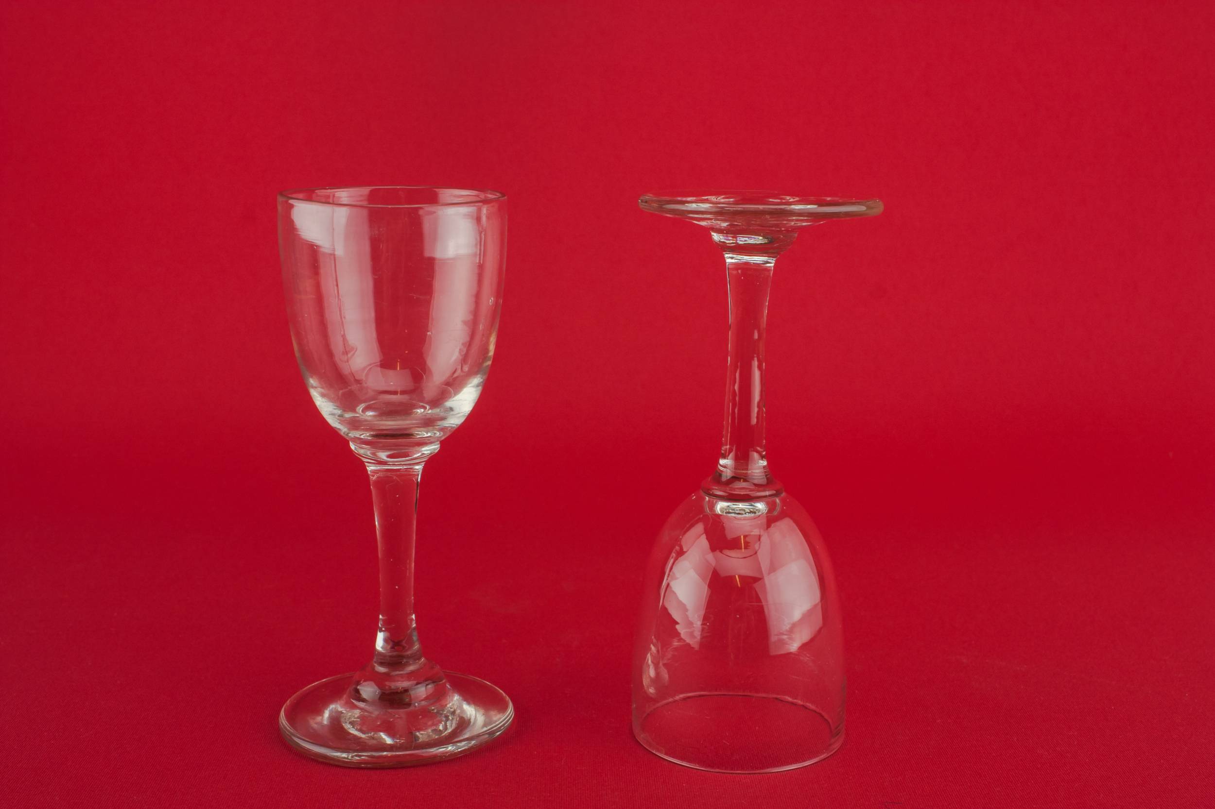 Blown Crystal Medium — 6 blown glass port glasses 1