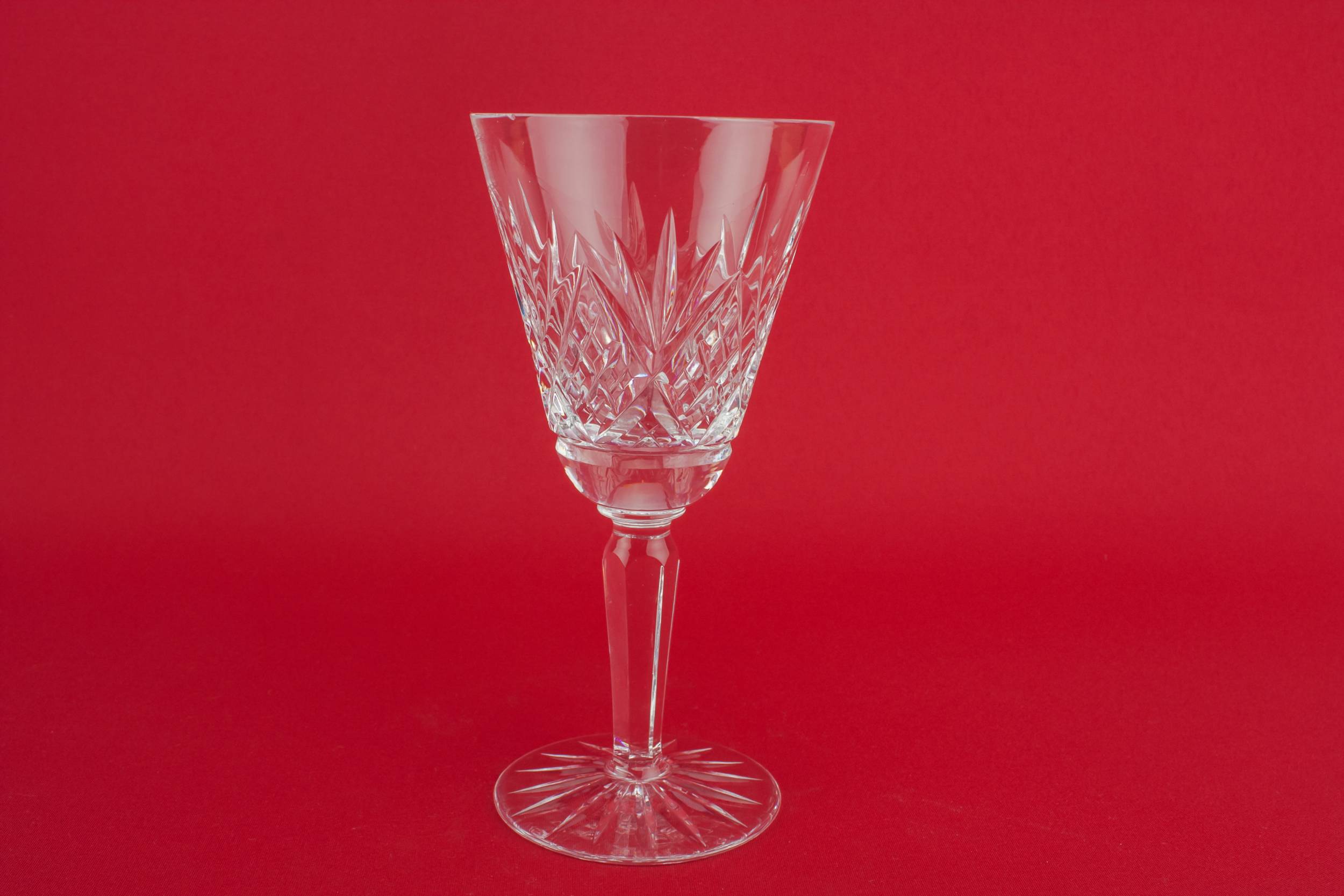 Cut Crystal Dessert — 3 stem wine glasses 1