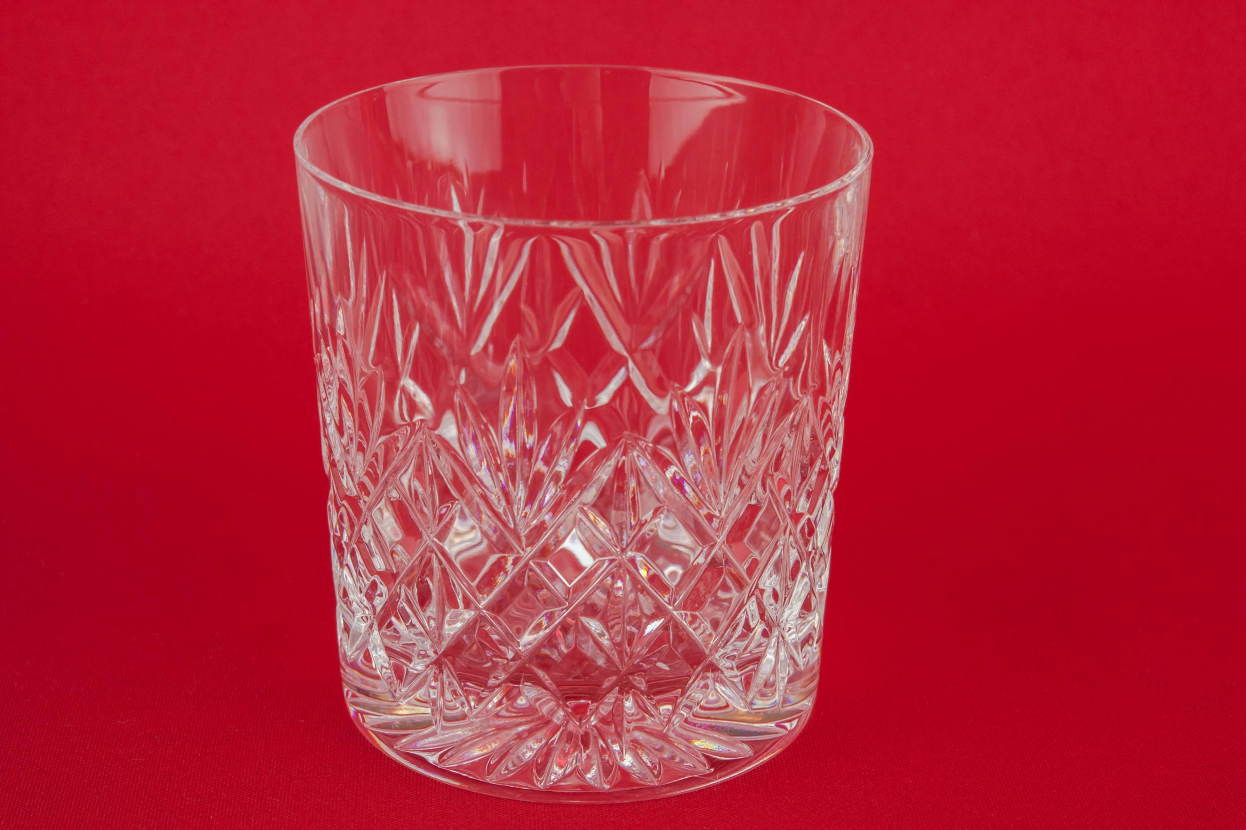 Cut Retro Punch — 4 tumbler whisky glasses