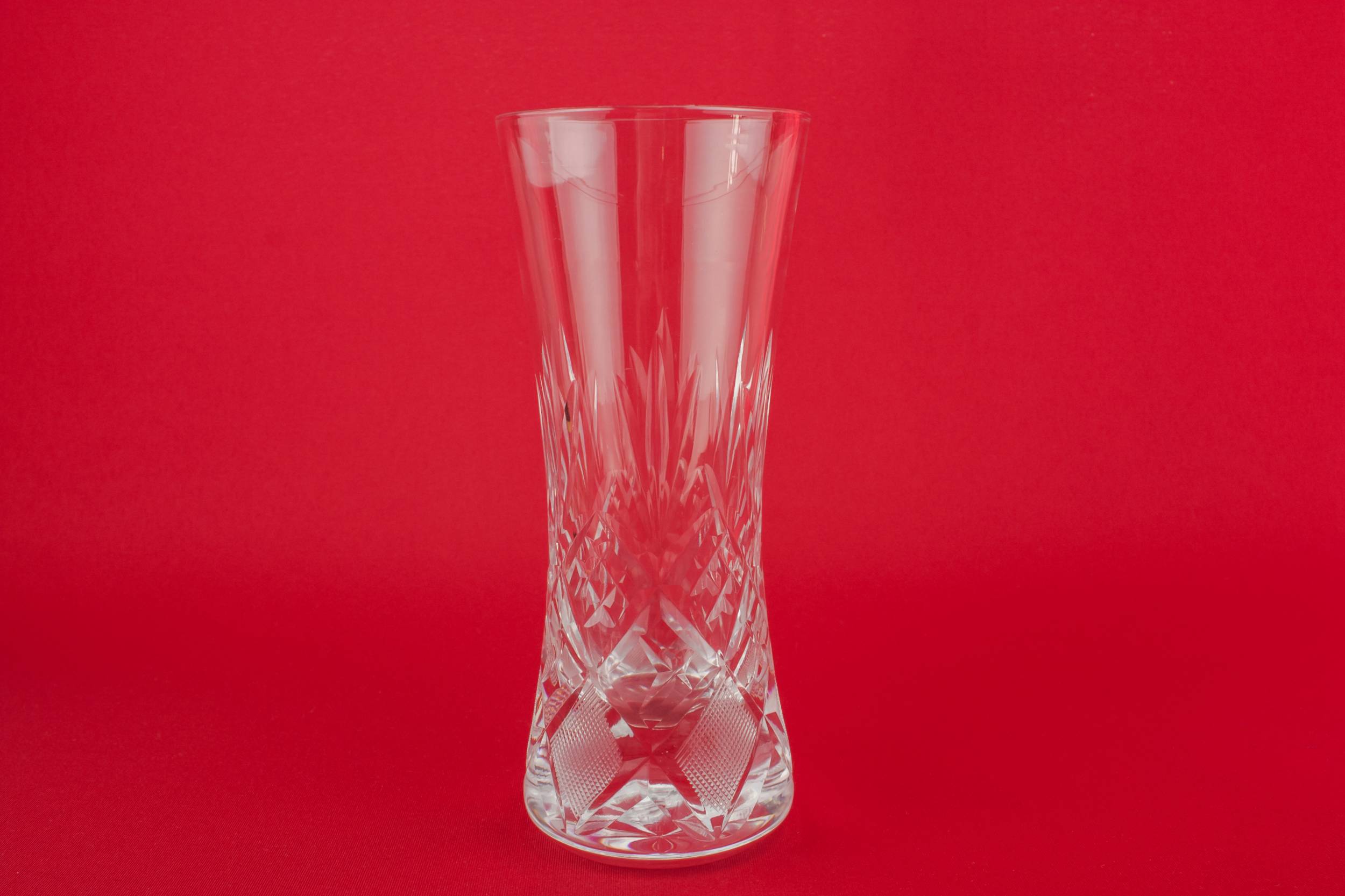 Retro Cut Crosshatch — 5 medium beer glasses 1
