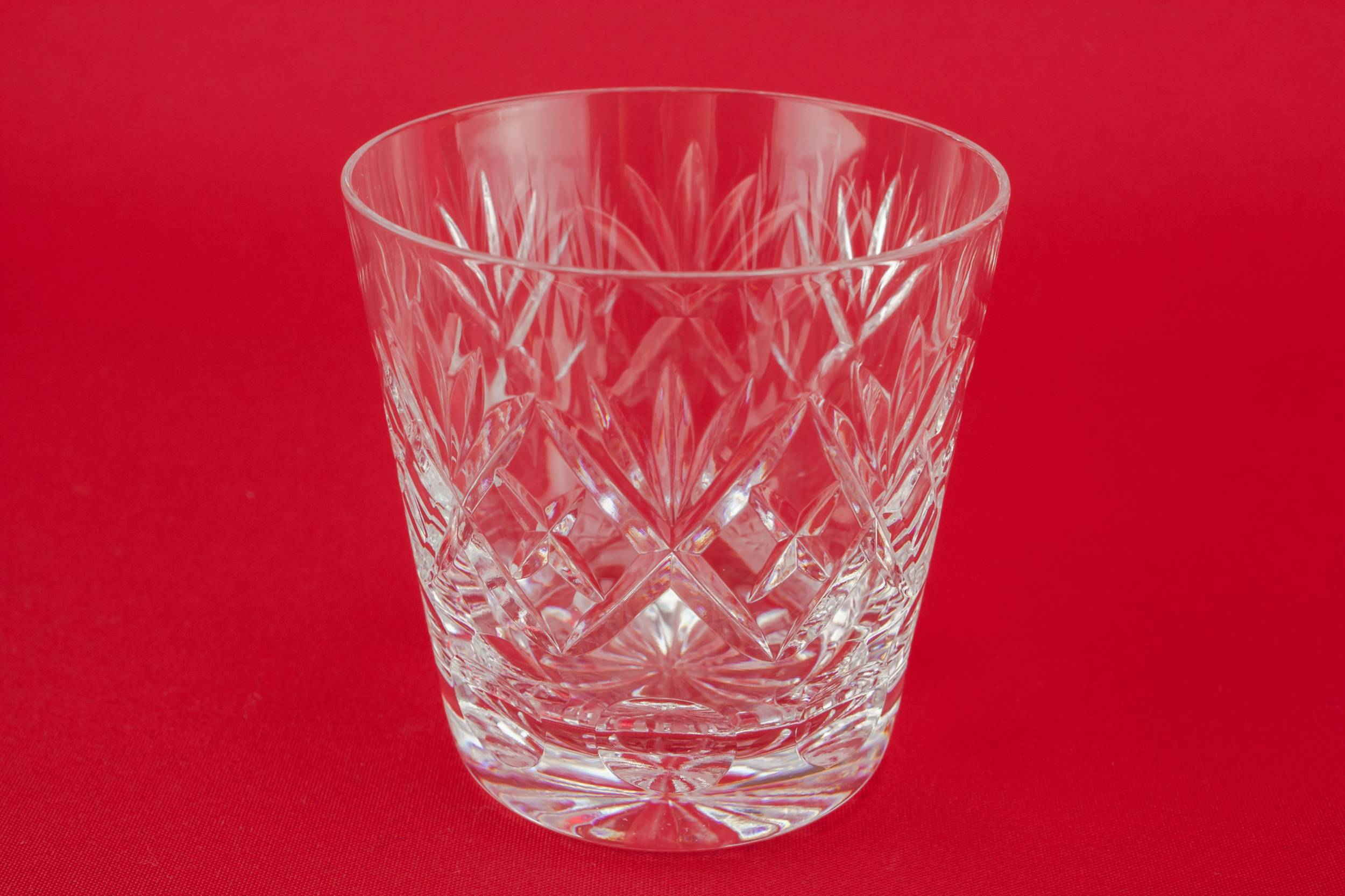 Vintage Cut Old — 4 small whisky glasses