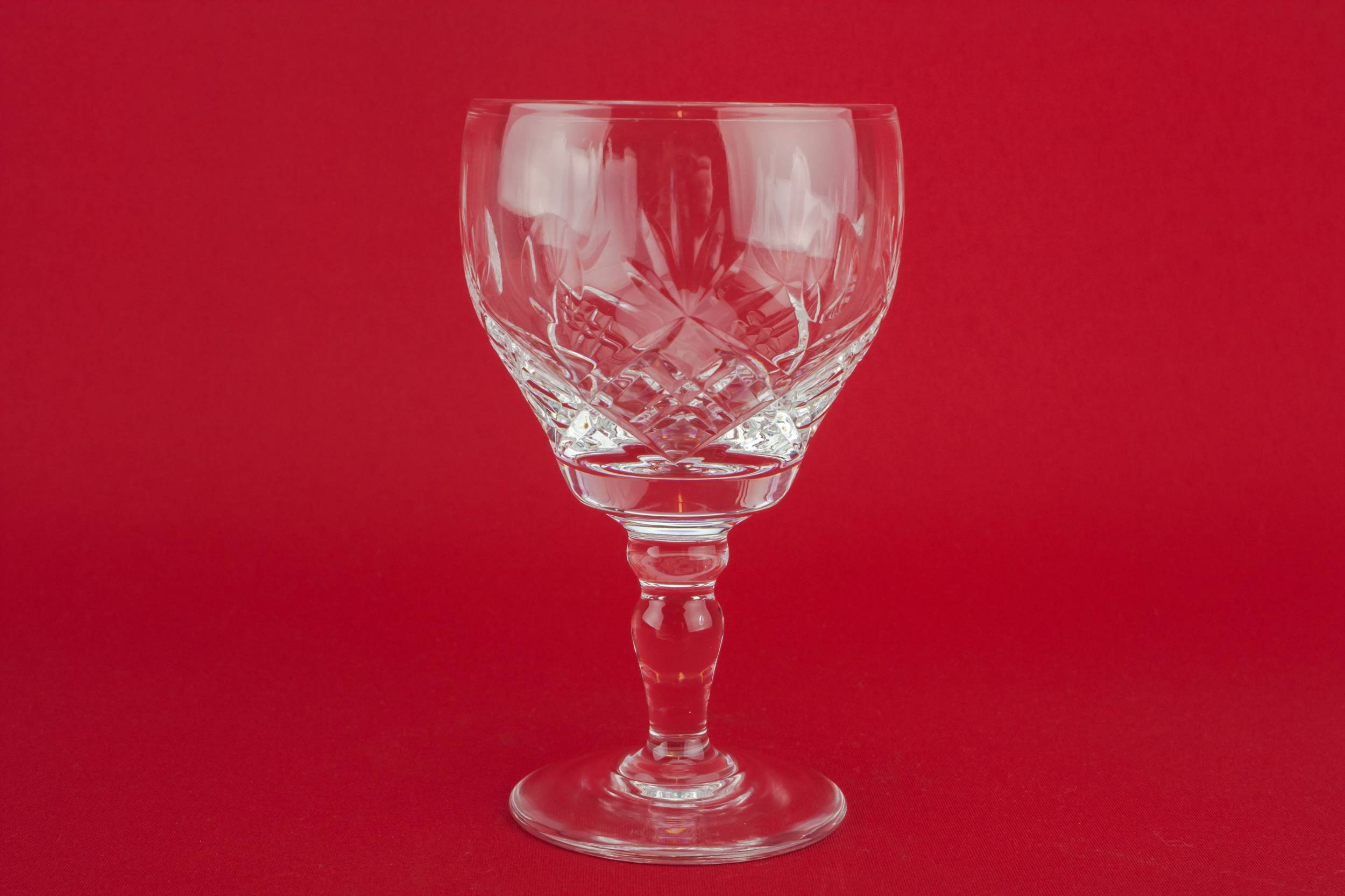 Retro Vintage Crosshatch — 2 stem wine glasses 1