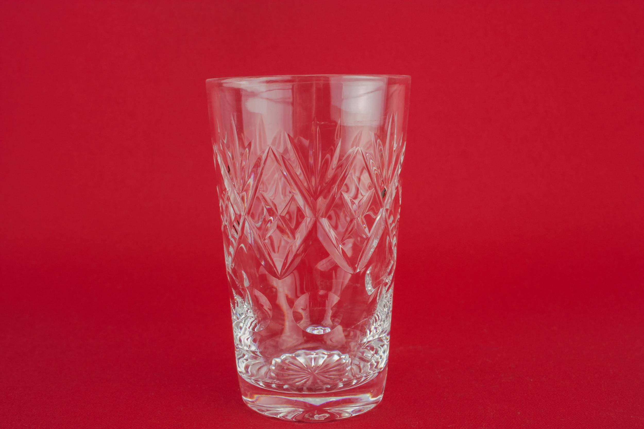 Cut Crystal Christmas — Large whisky glass 1