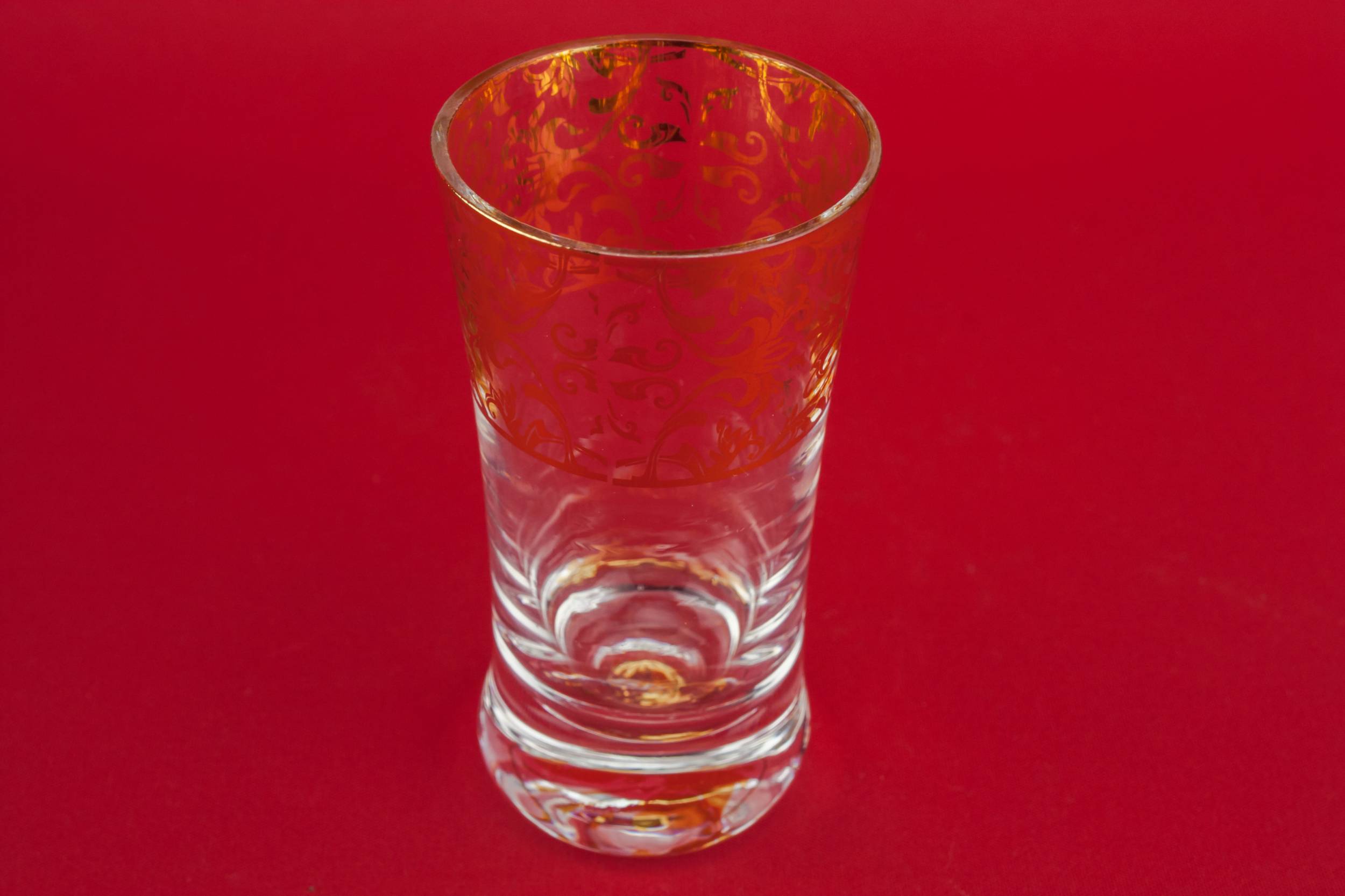 Vintage Gold Scrolls — 4 tumbler shot glasses 2