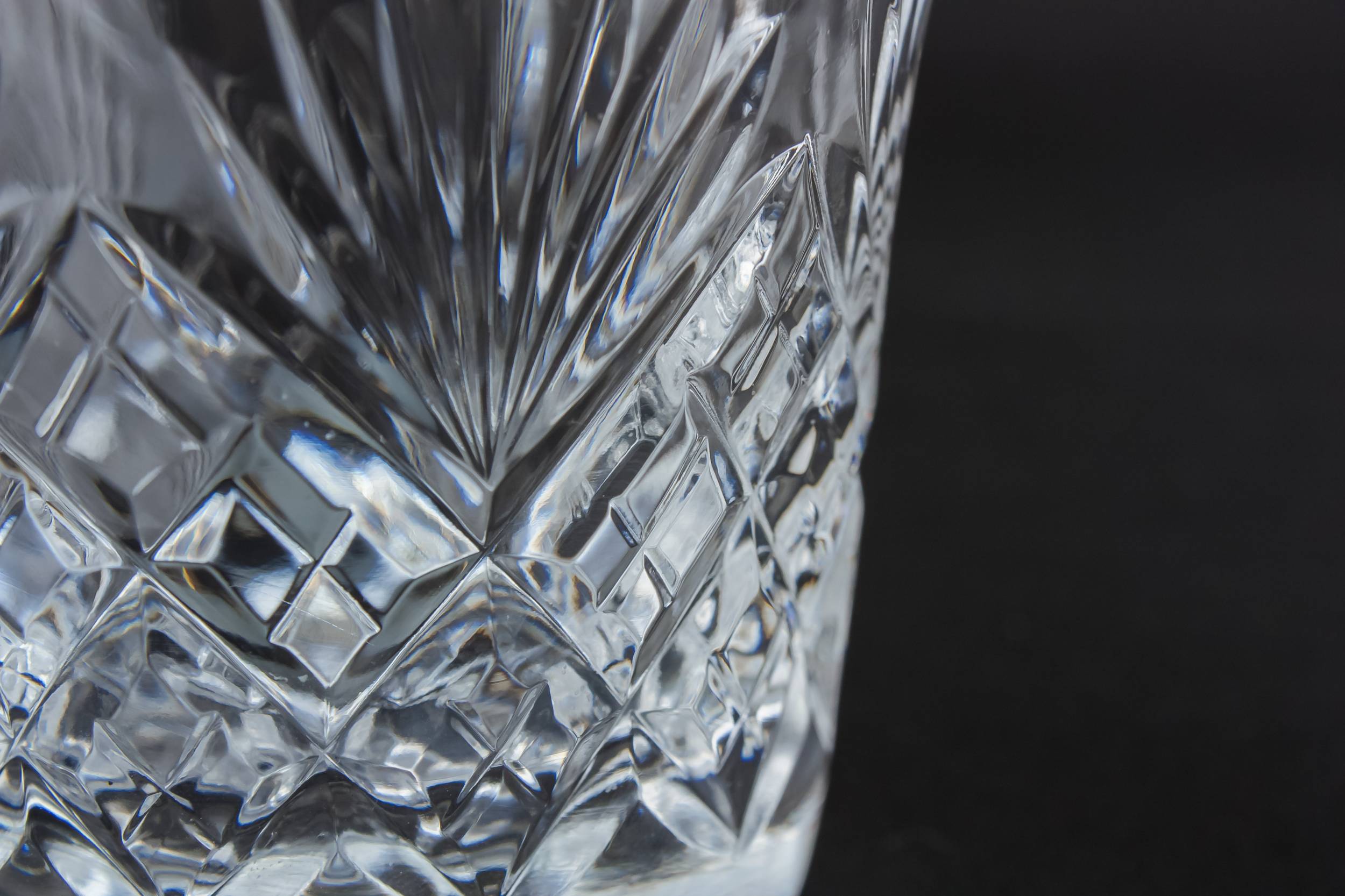 Retro Vintage Crosshatch — Tumbler whisky glass 2