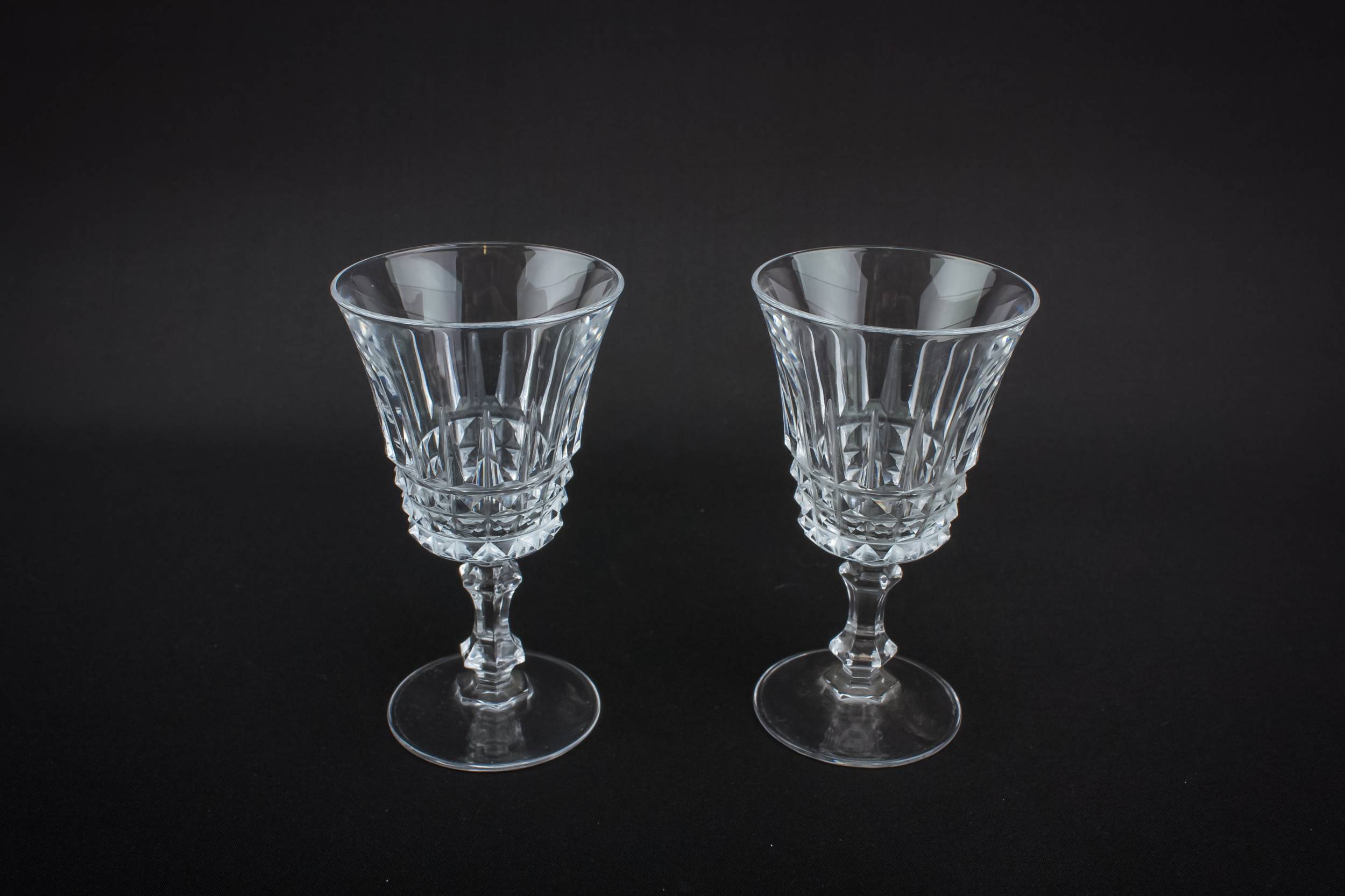 Moulded Crystal 50Ml — 2 stem port glasses