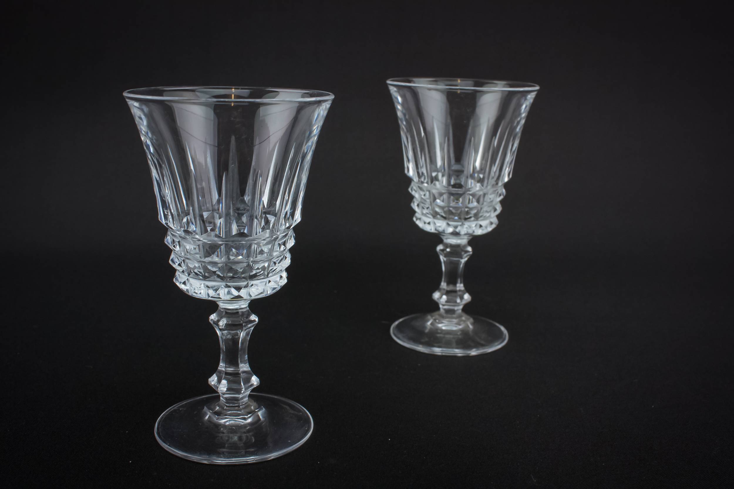 Moulded Crystal 50Ml — 2 stem port glasses 2