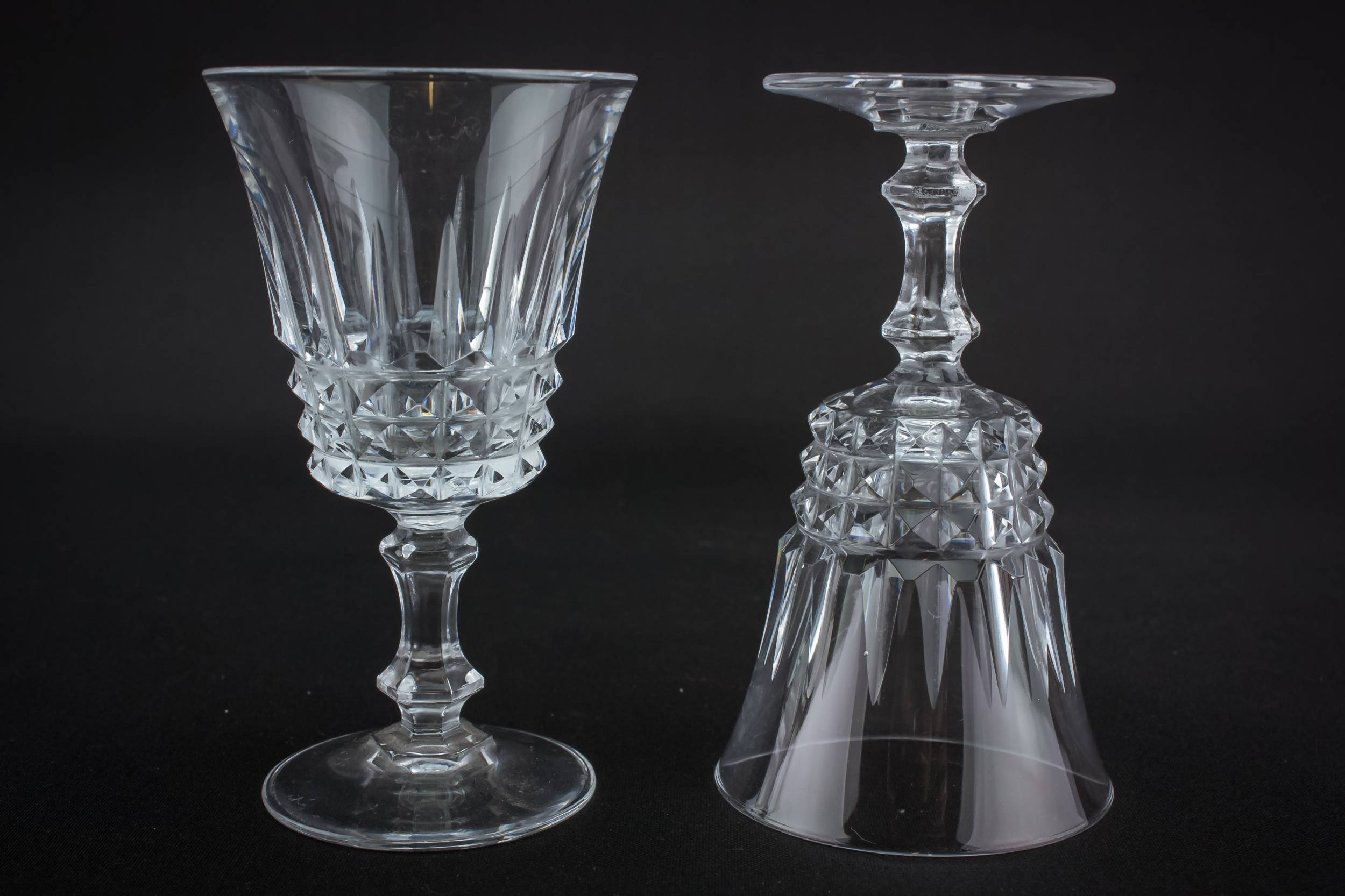 Moulded Crystal 50Ml — 2 stem port glasses 1