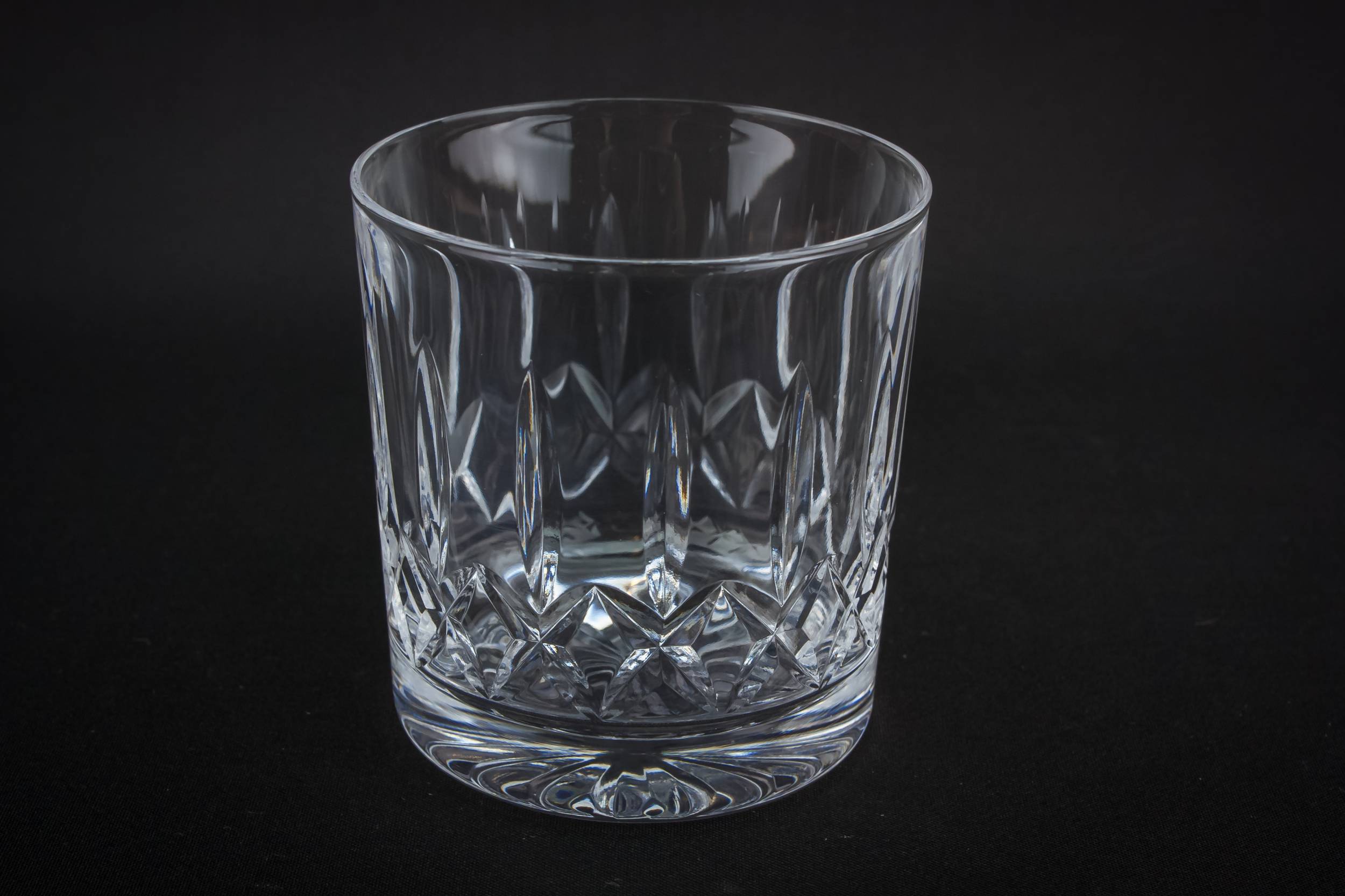 Crystal Vintage Diamond — 3 tumbler whisky glasses