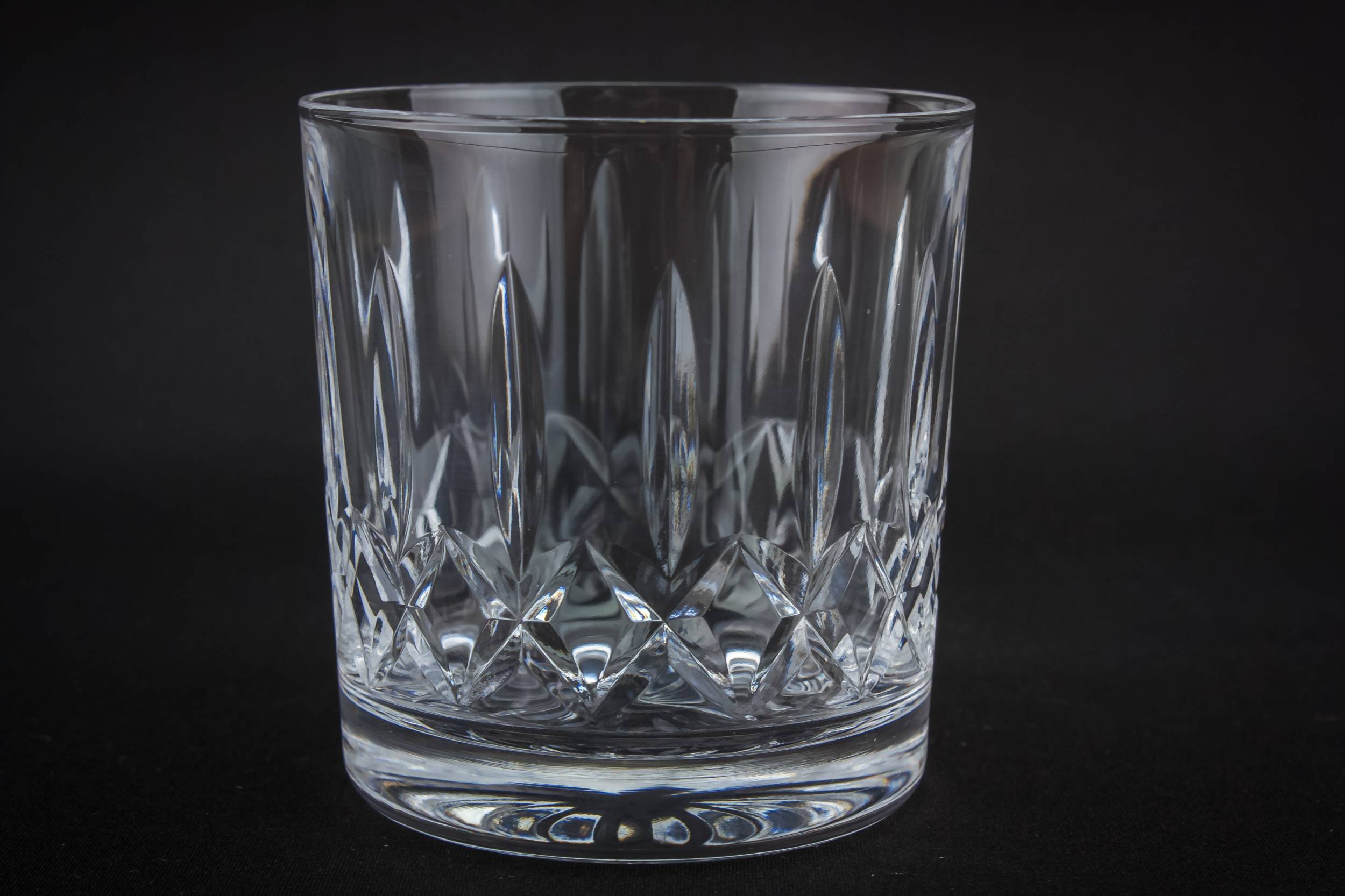 Crystal Vintage Diamond — 3 tumbler whisky glasses 1