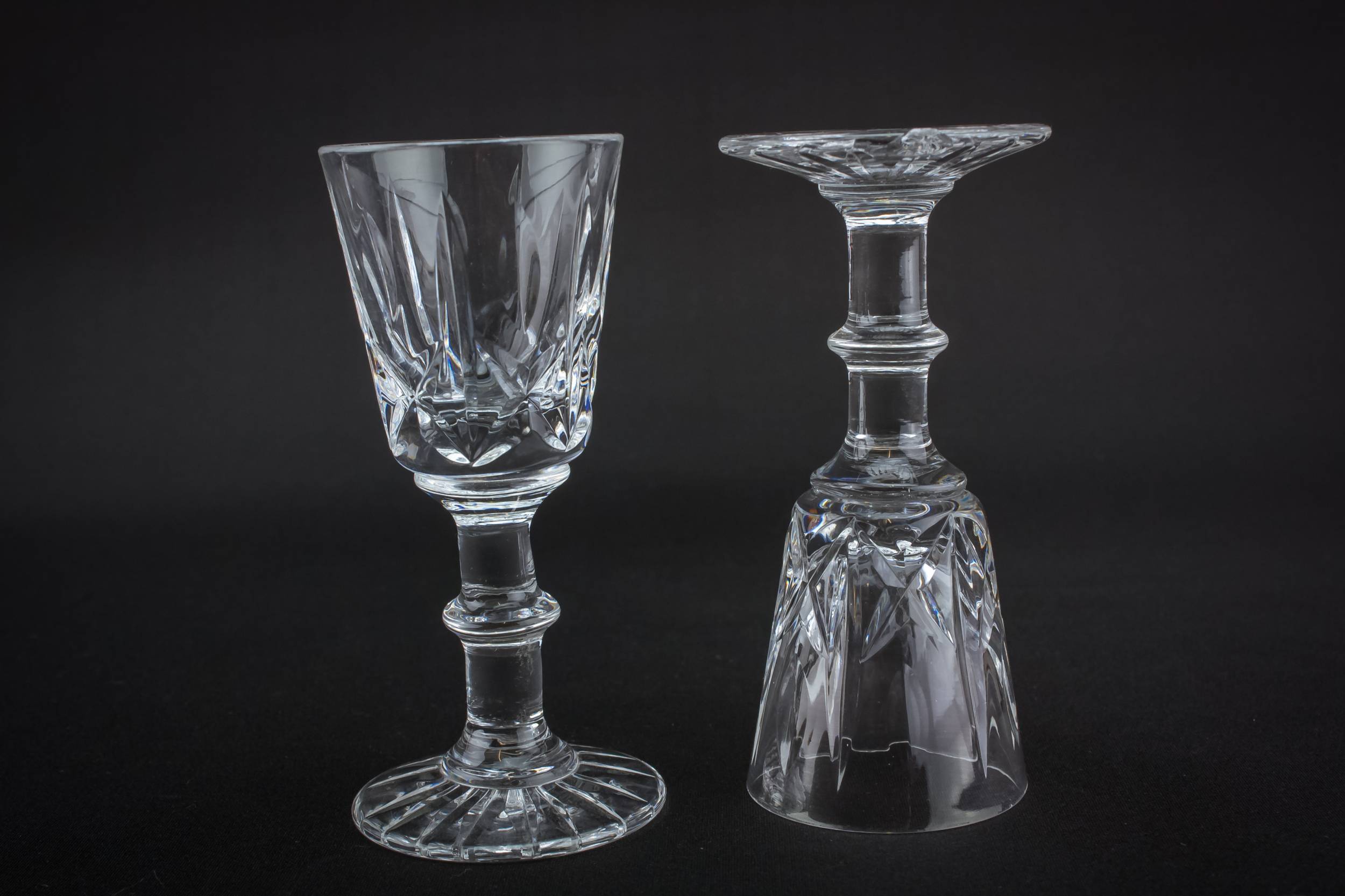 Elegant Crystal Medium — 2 crystal port glasses