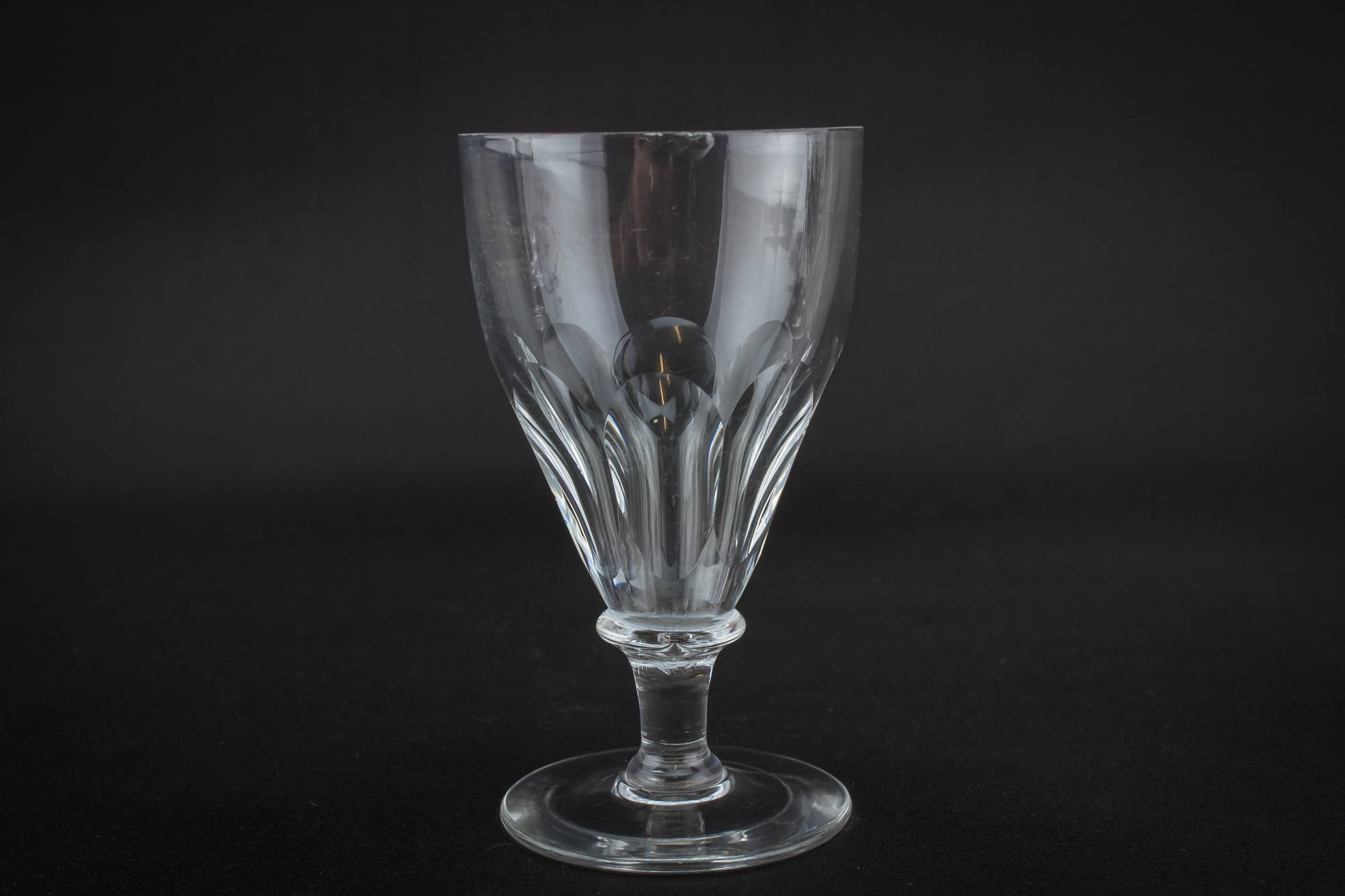 Traditional Cut Panelled — 5 crystal port glasses 2