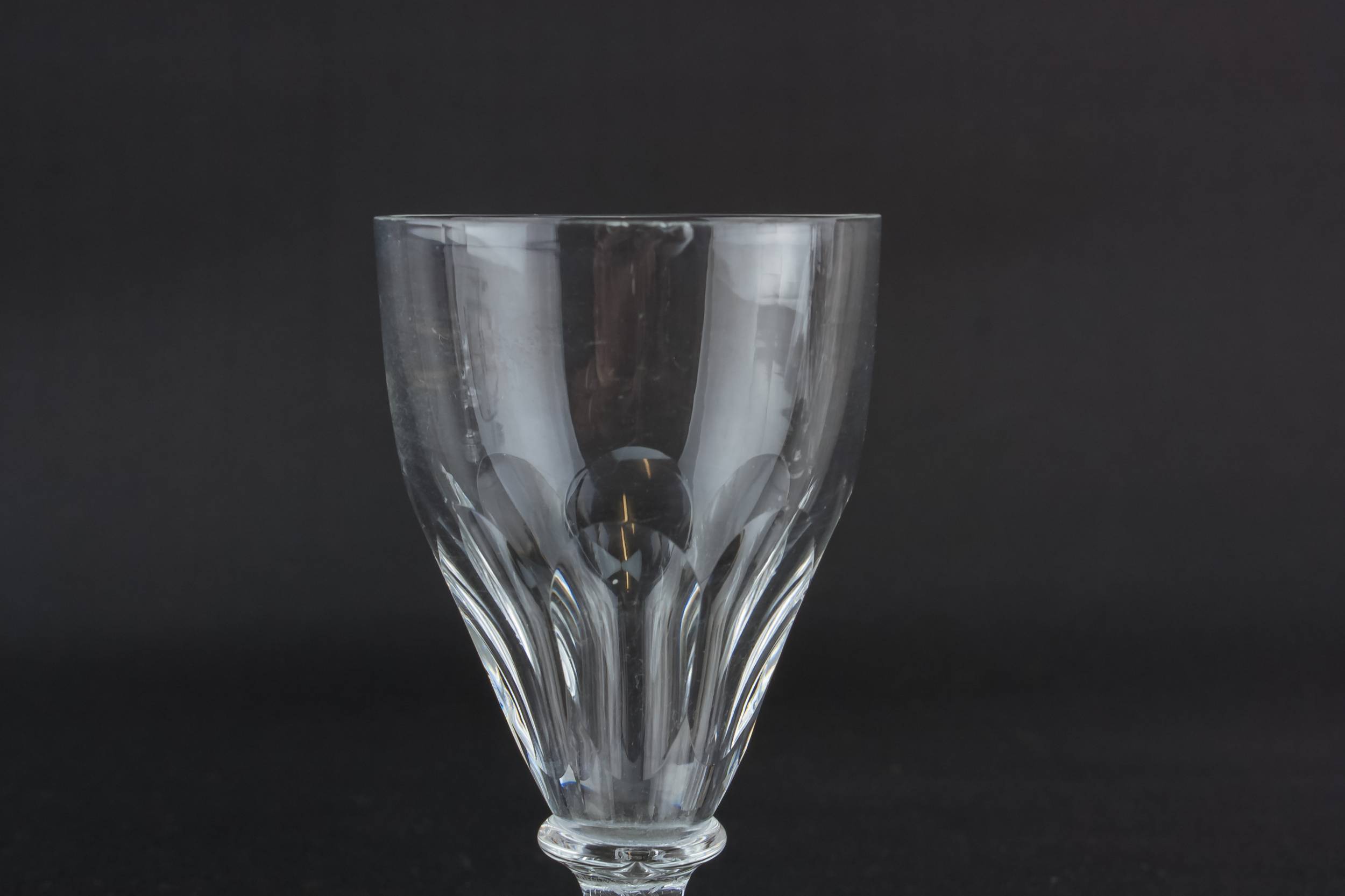 Traditional Cut Panelled — 5 crystal port glasses 3
