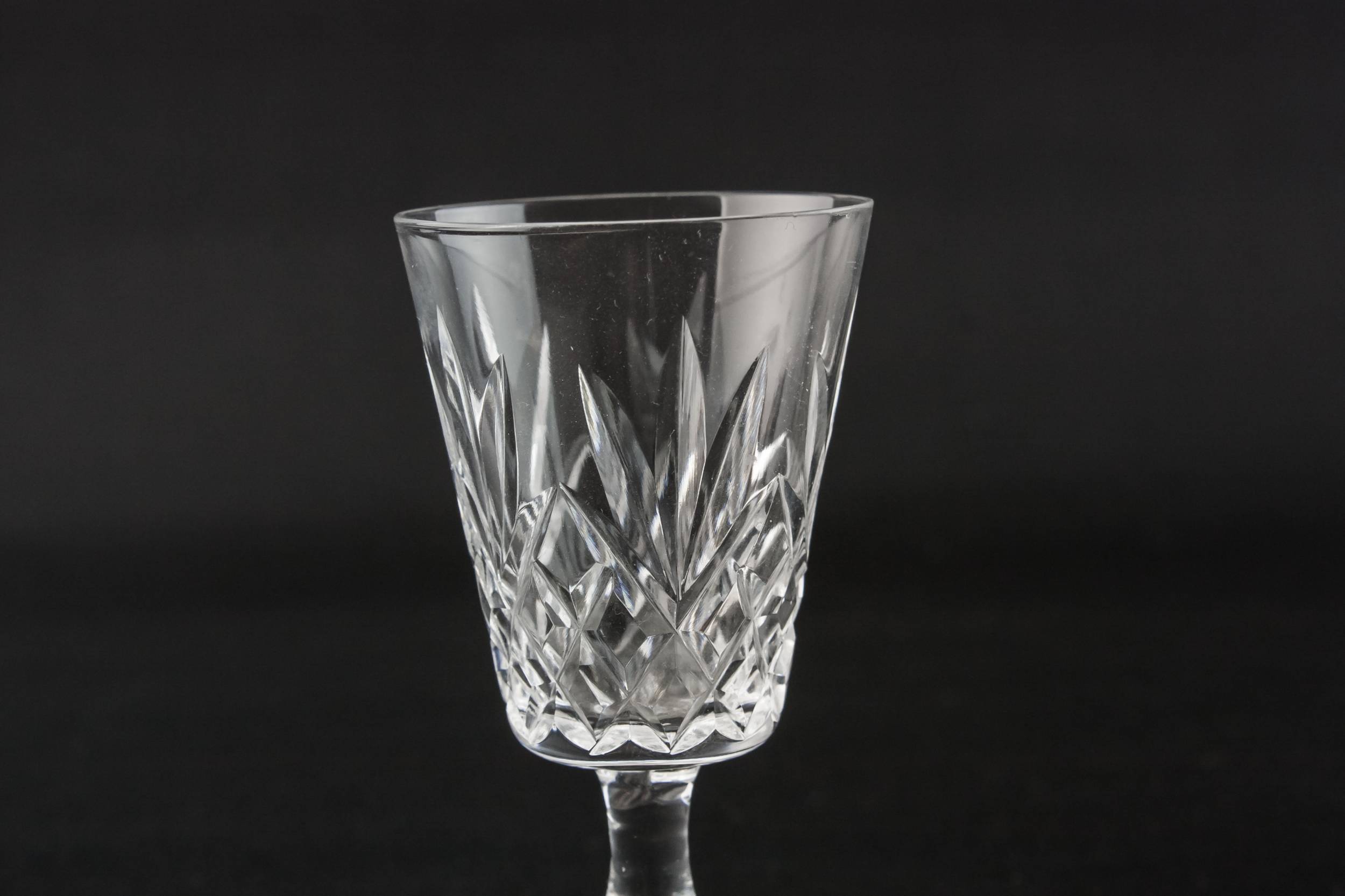 Retro Elegant Cross — 6 stem shot glasses 1