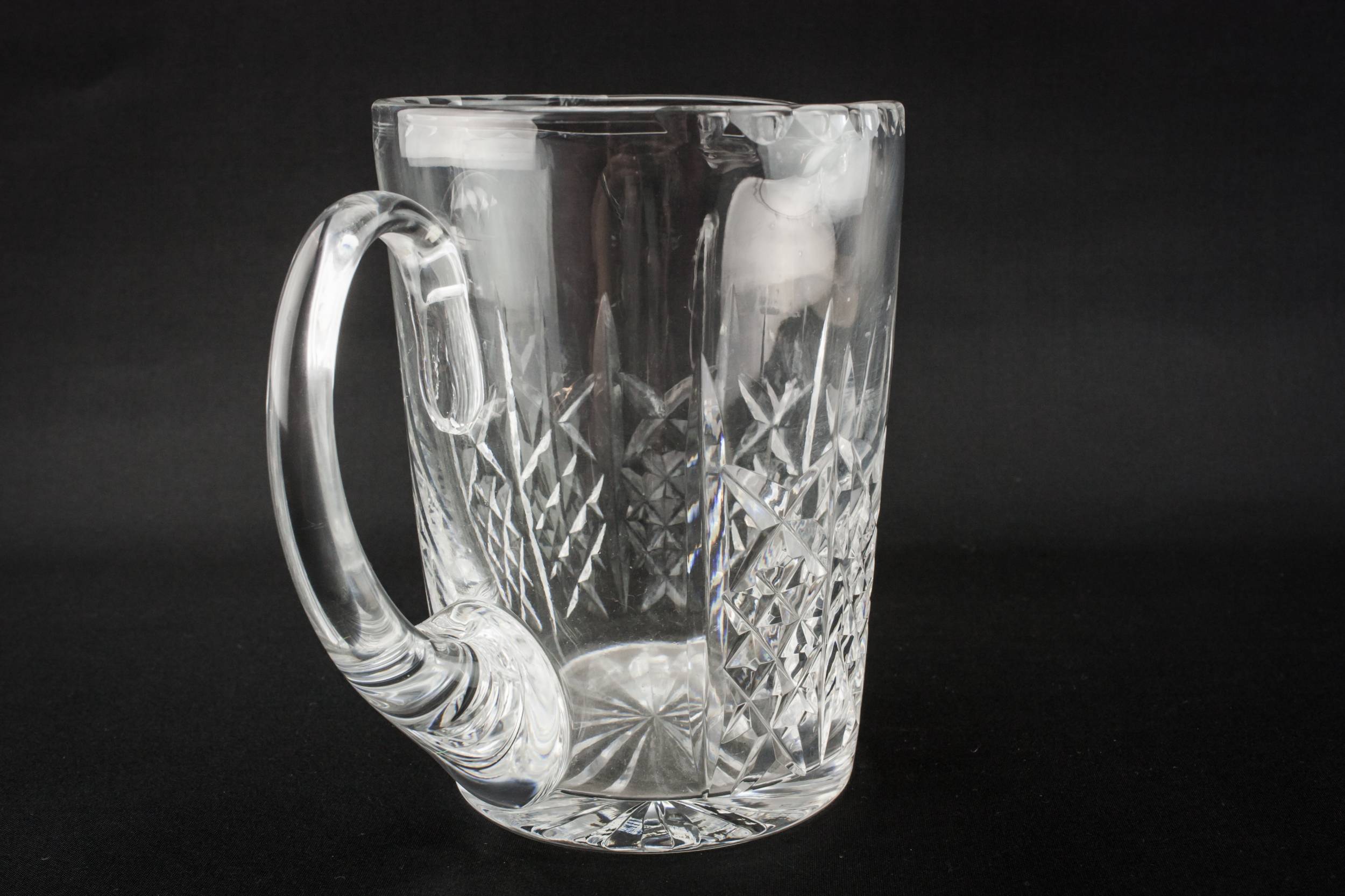 Vintage Mid-Century Modern — Crystal glass jug 1
