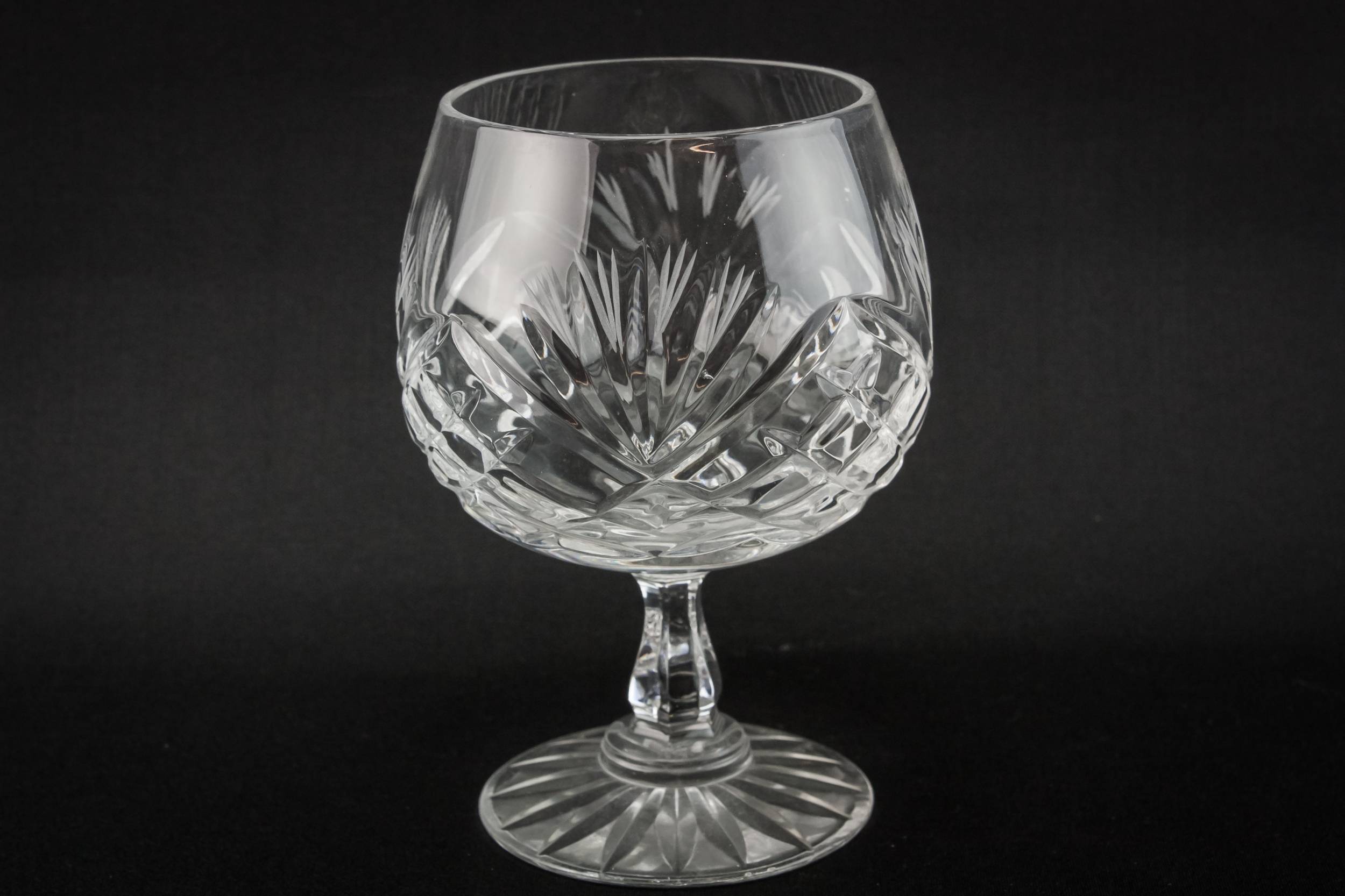 Crystal Vintage Crosshatch — Crystal whisky glass