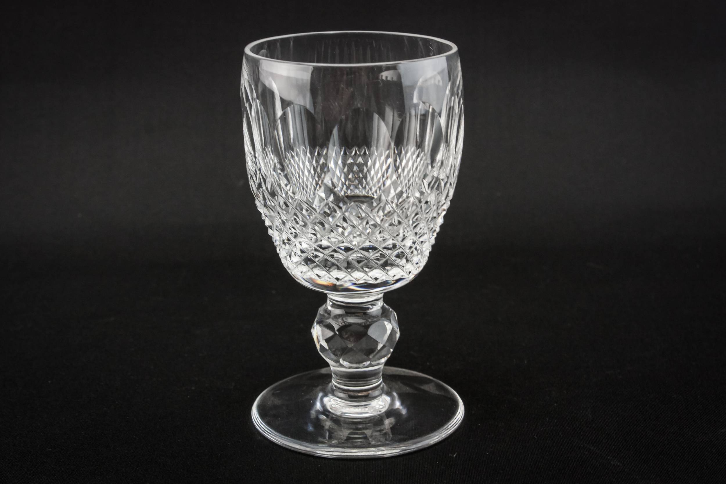 Cut Crystal Sherry — 6 Waterford glasses
