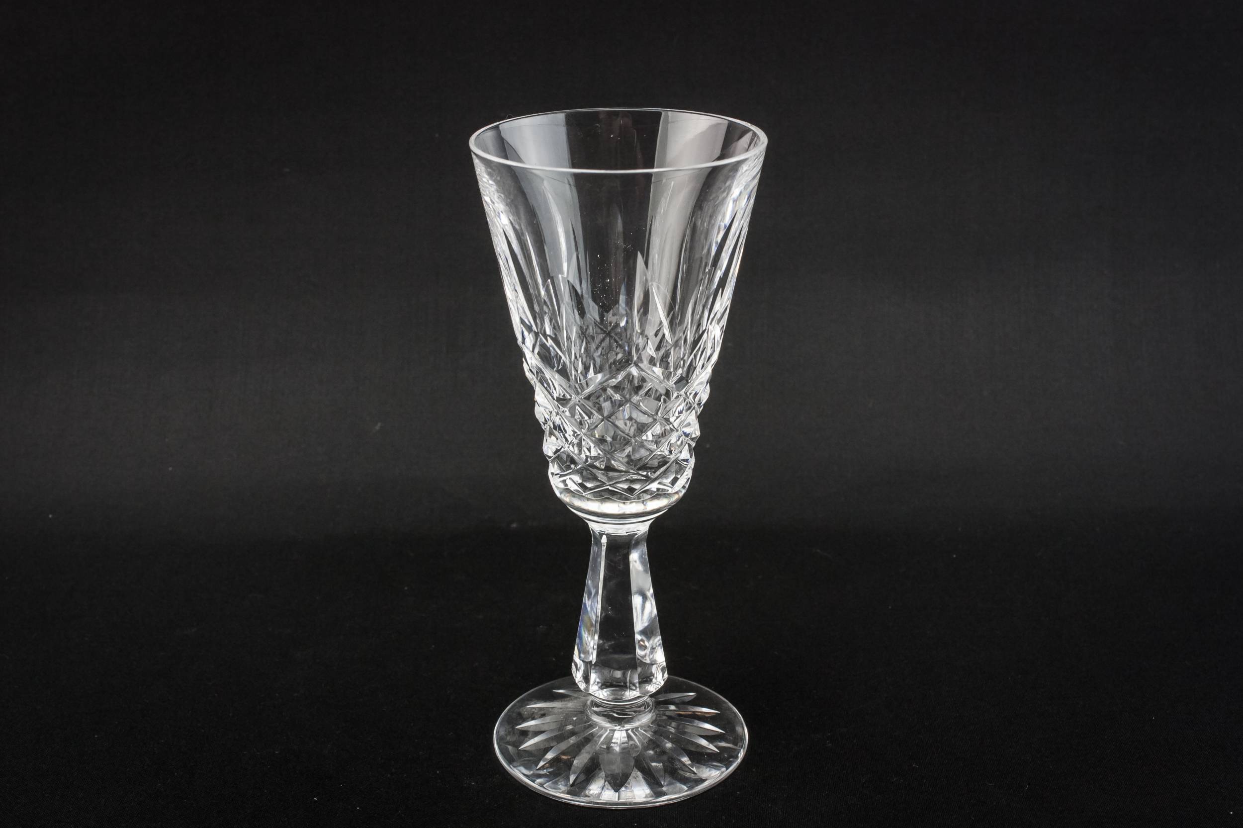 Crystal Cut 65Ml — 6 Waterford port glasses