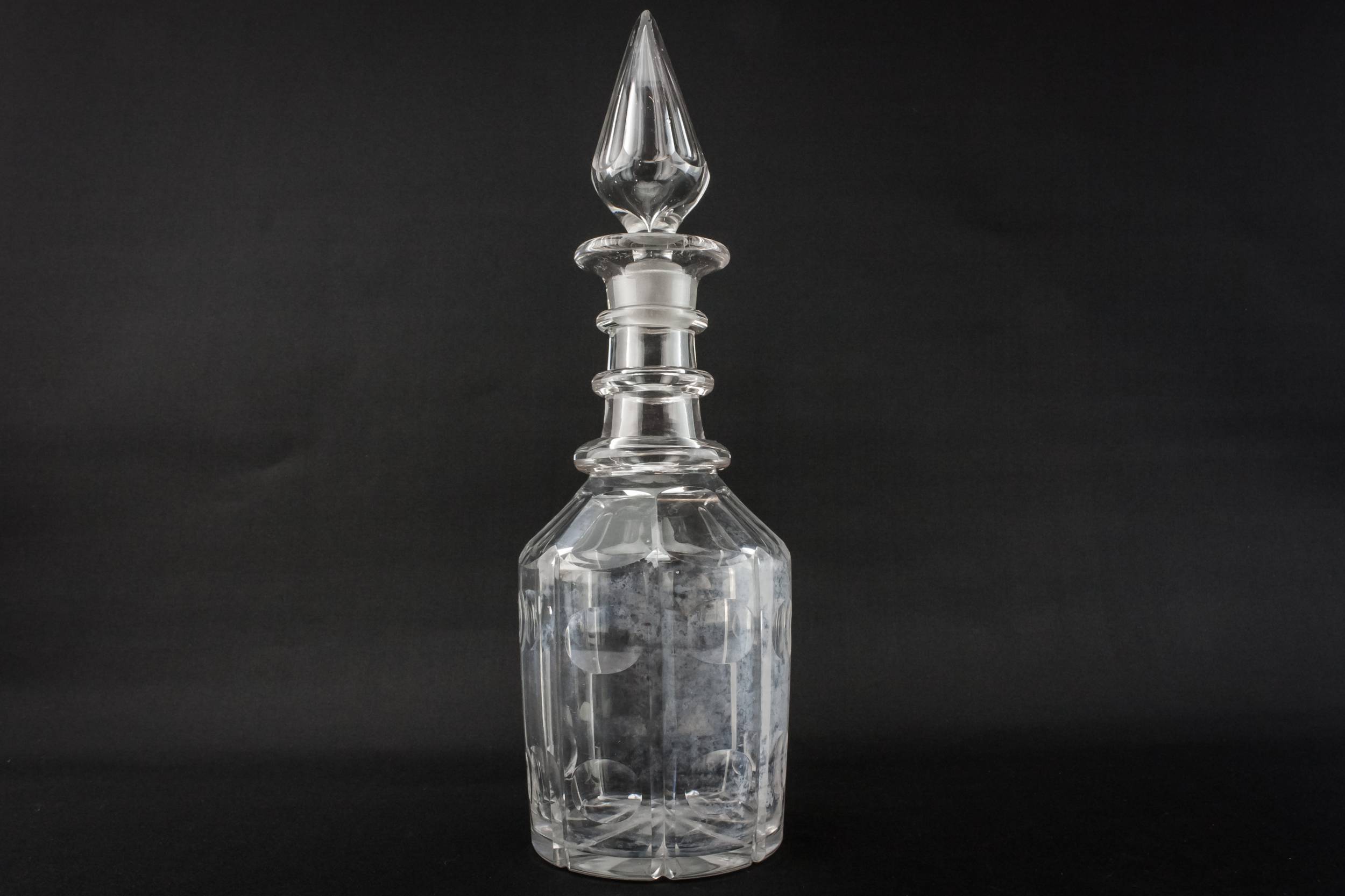 Cut Glass Crystal — Wine cut glass decanter 3