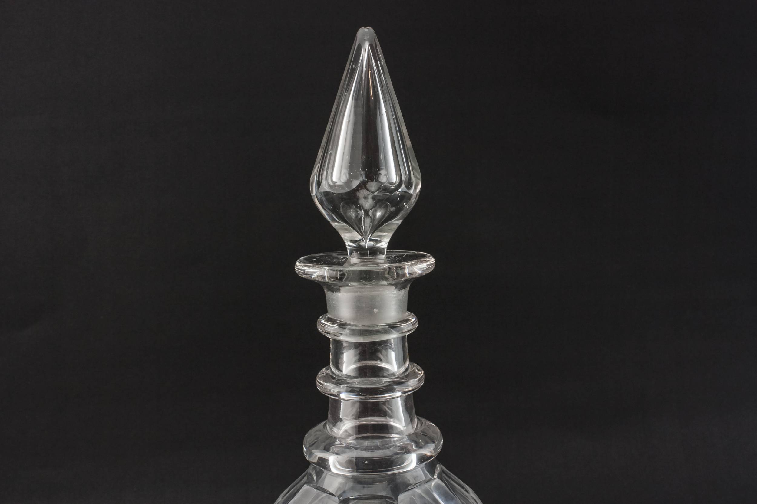 Cut Glass Crystal — Wine cut glass decanter 2