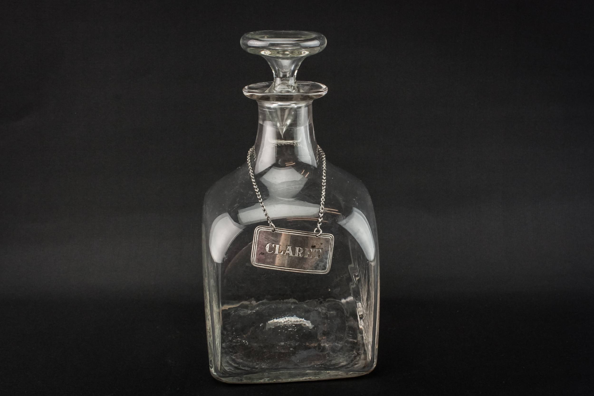 Blown Glass Vintage — Blown glass square decanter