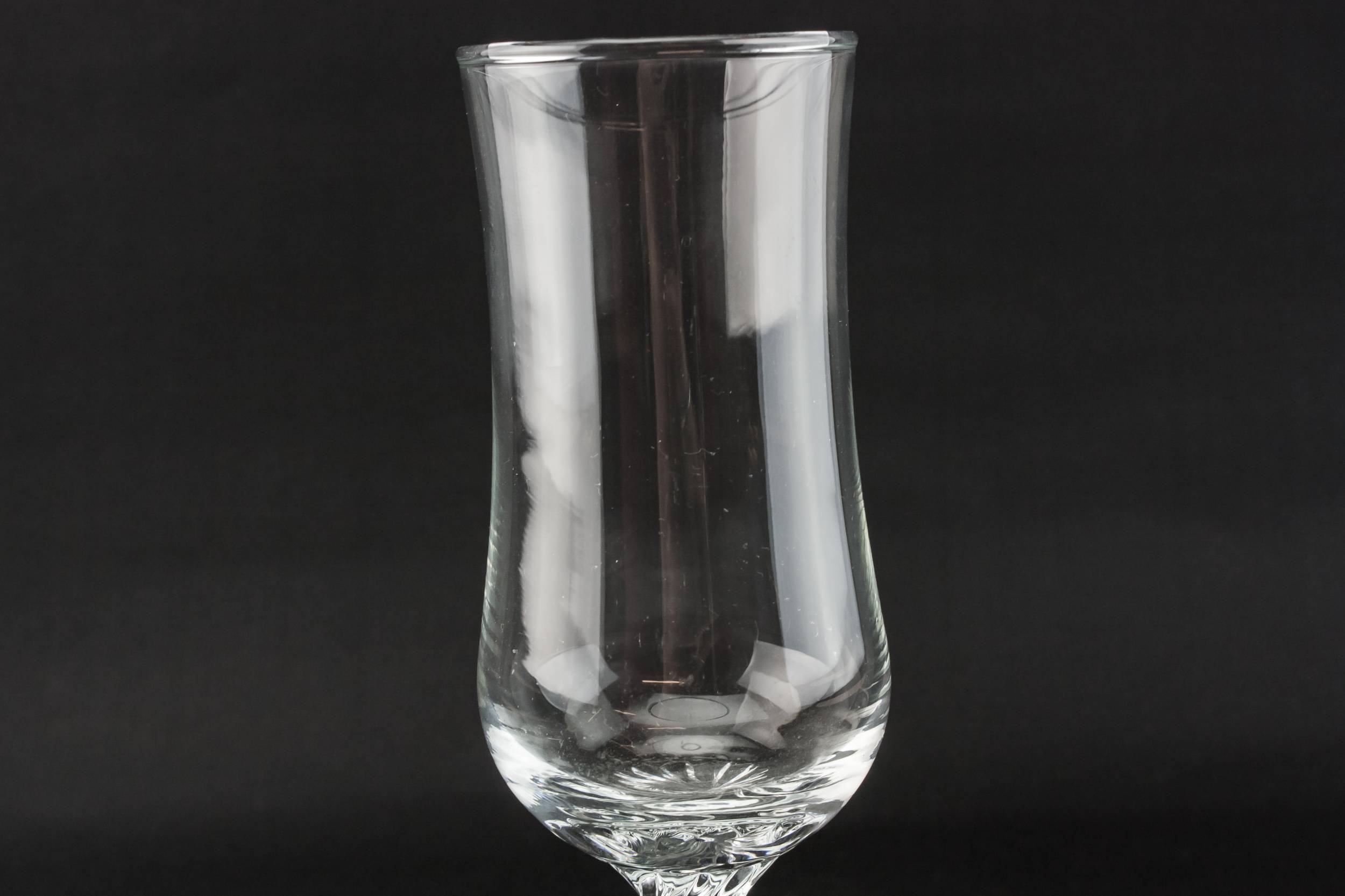 Crystal Large Twisted — 4 stem champagne flutes 2