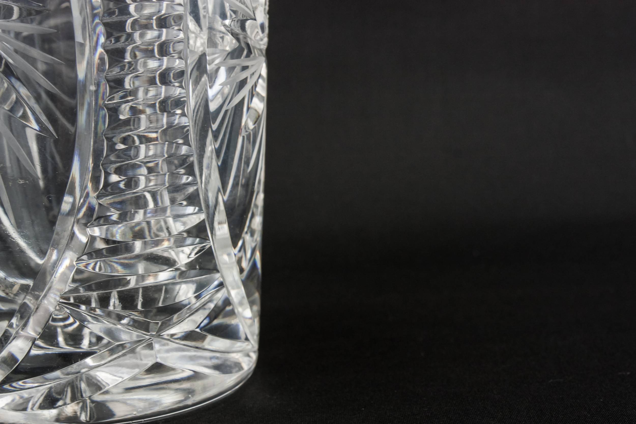 Vintage Glass Pinwheel — Medium tapered vase 3