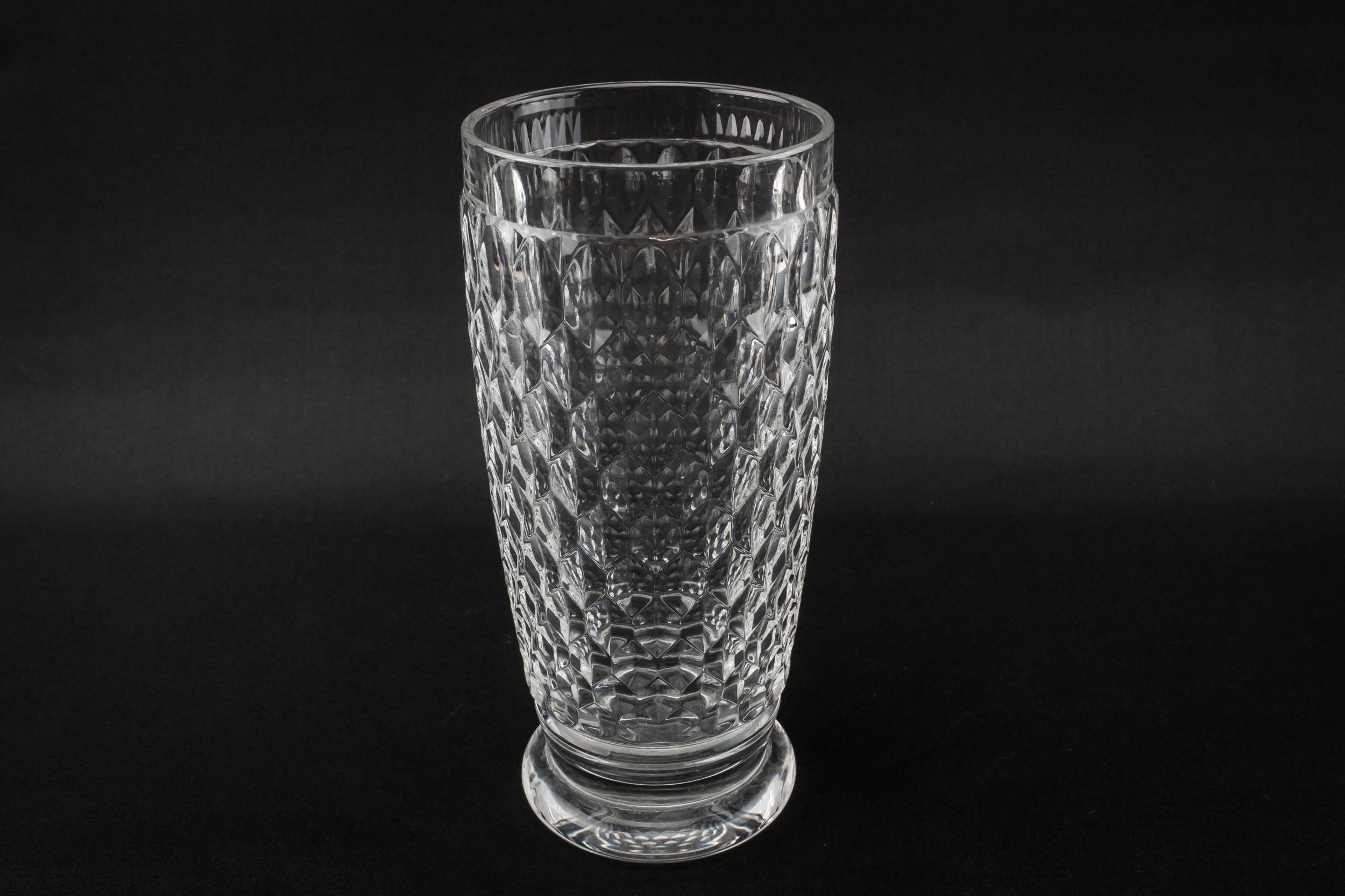 Crystal Moulded Honeycomb — 6 tumbler water glasses