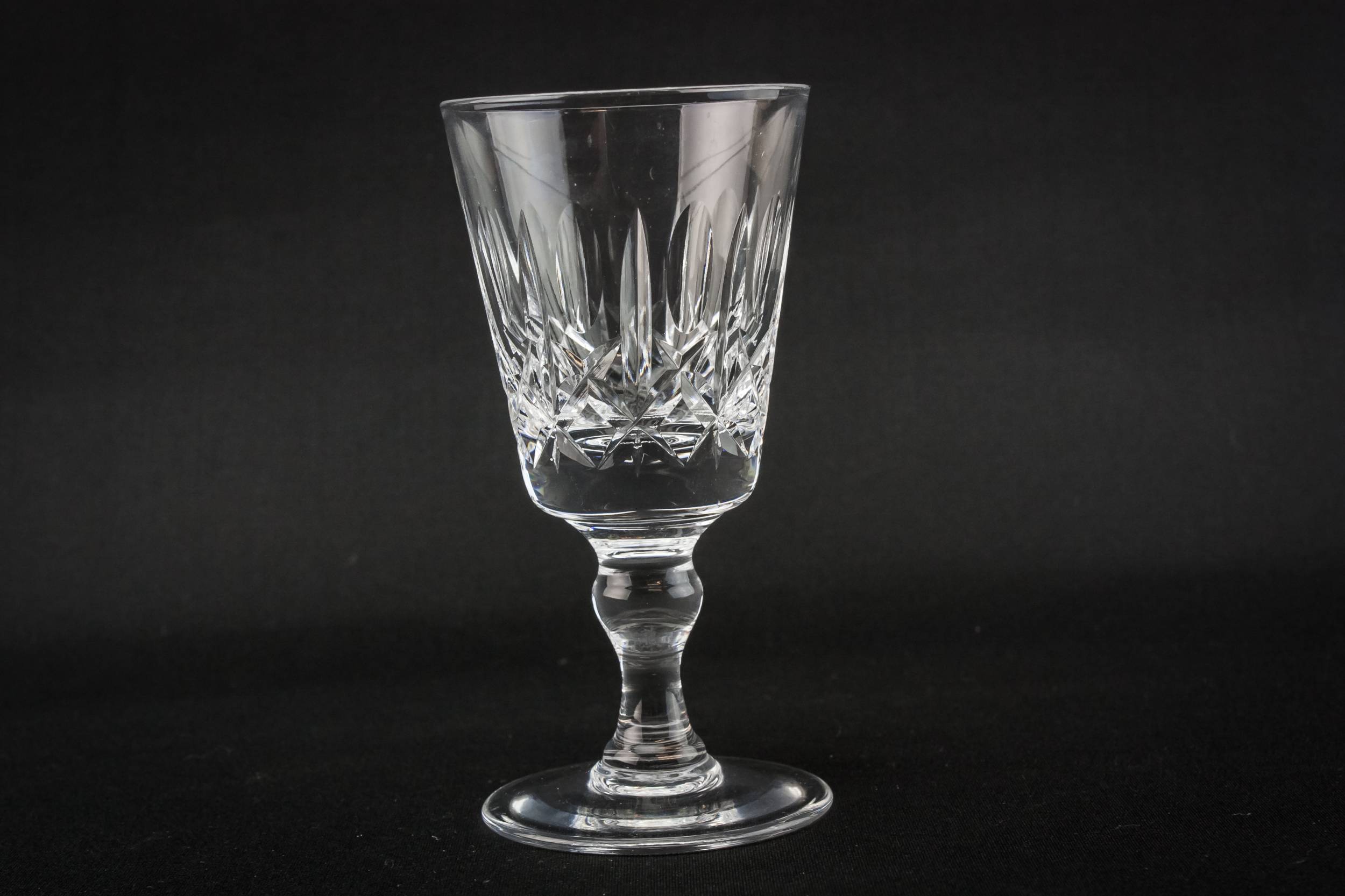 Crystal Vintage Fluted — 5 crystal port glasses 2