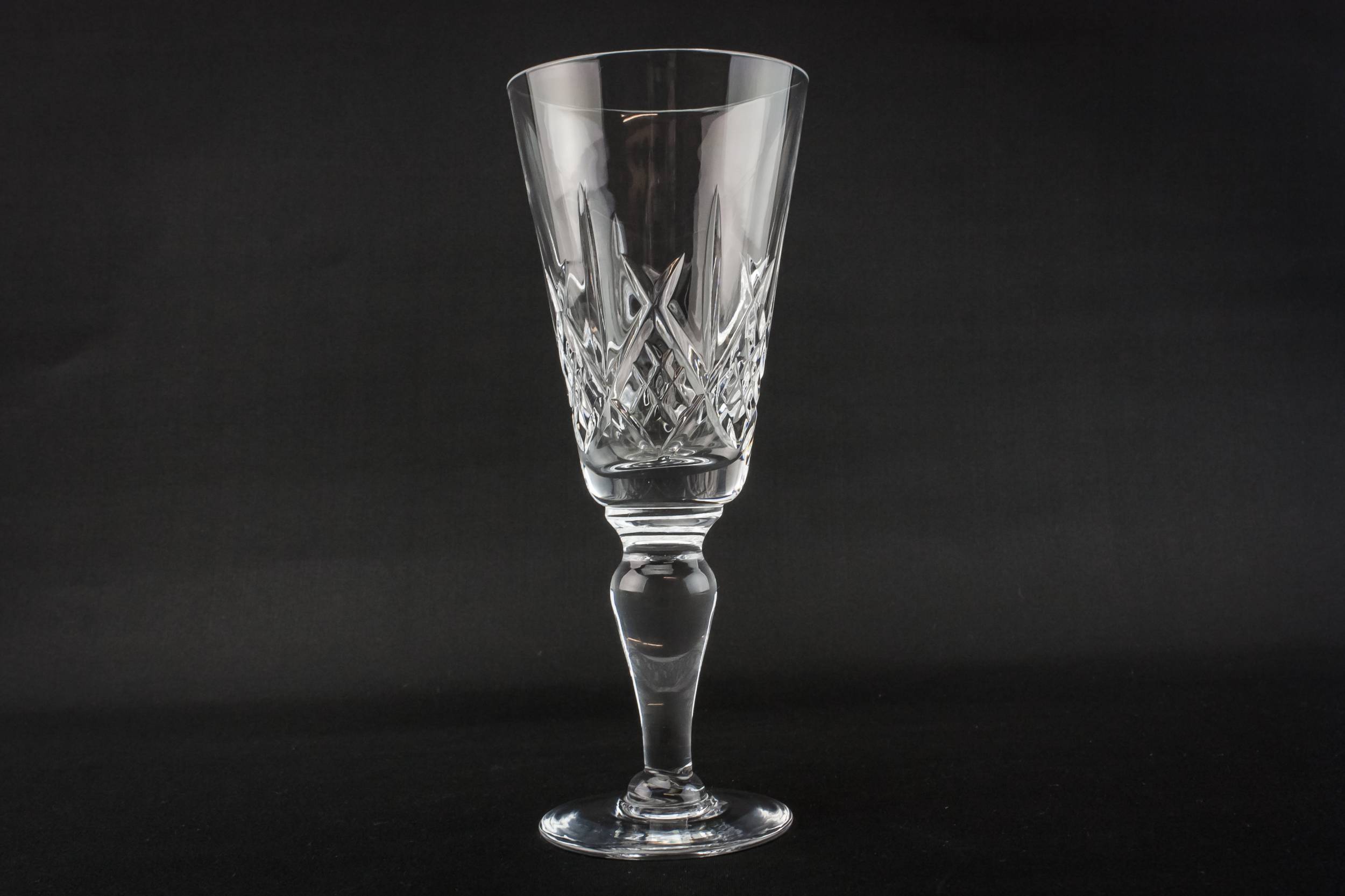 Vintage Retro Dessert — 6 fluted wine glasses 2