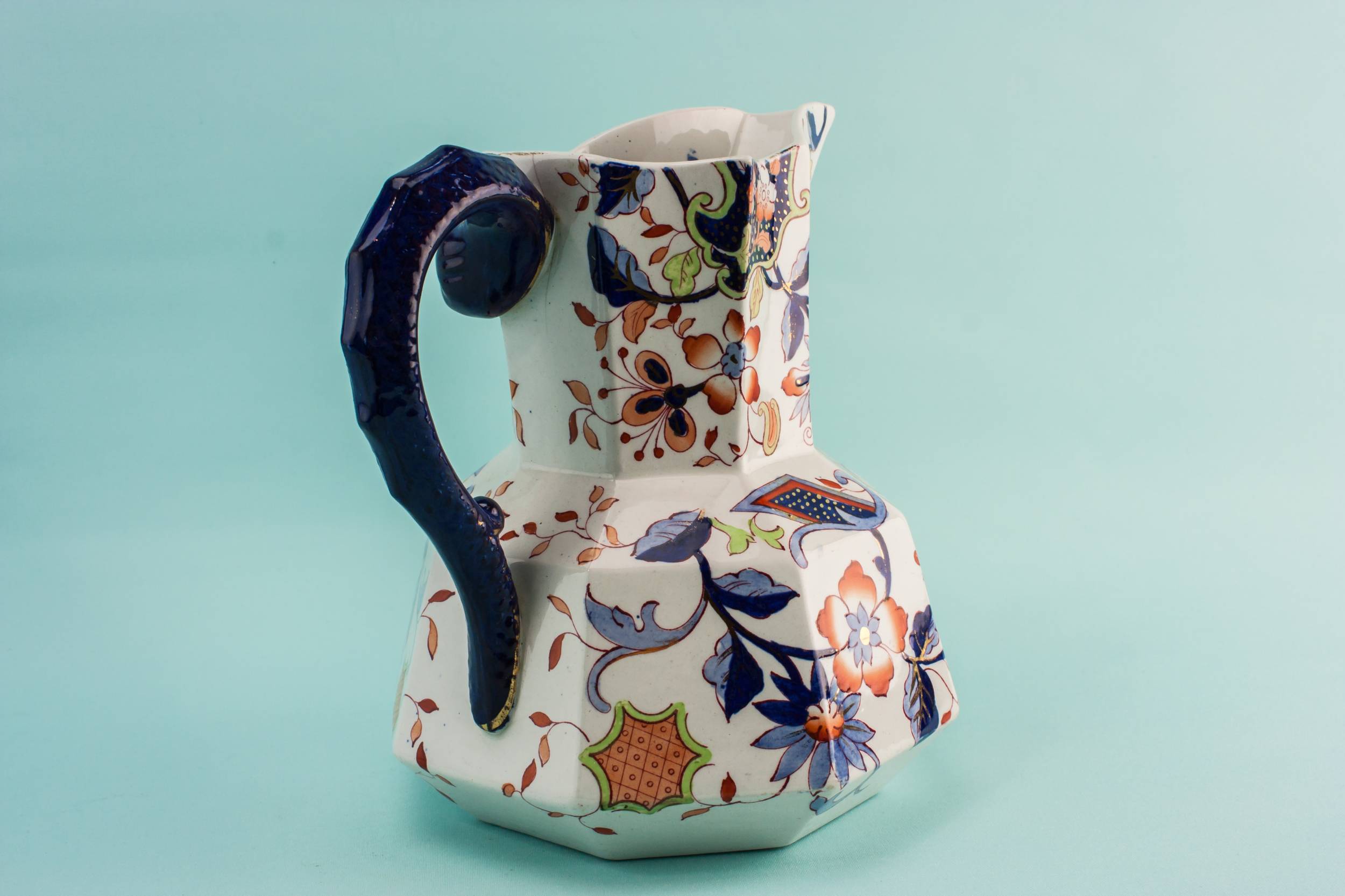 Large Antique 1.5L — Aesthetic Movement pottery jug 1