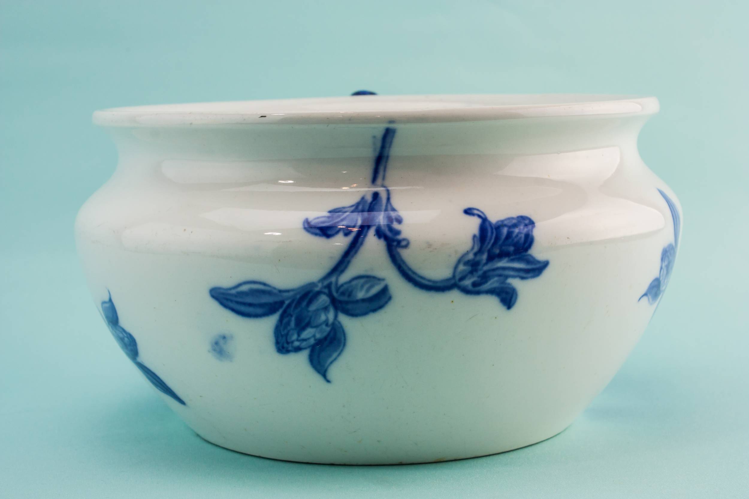 Beautiful Antique PLANTER — Stoneware Art Nouveau planter 2