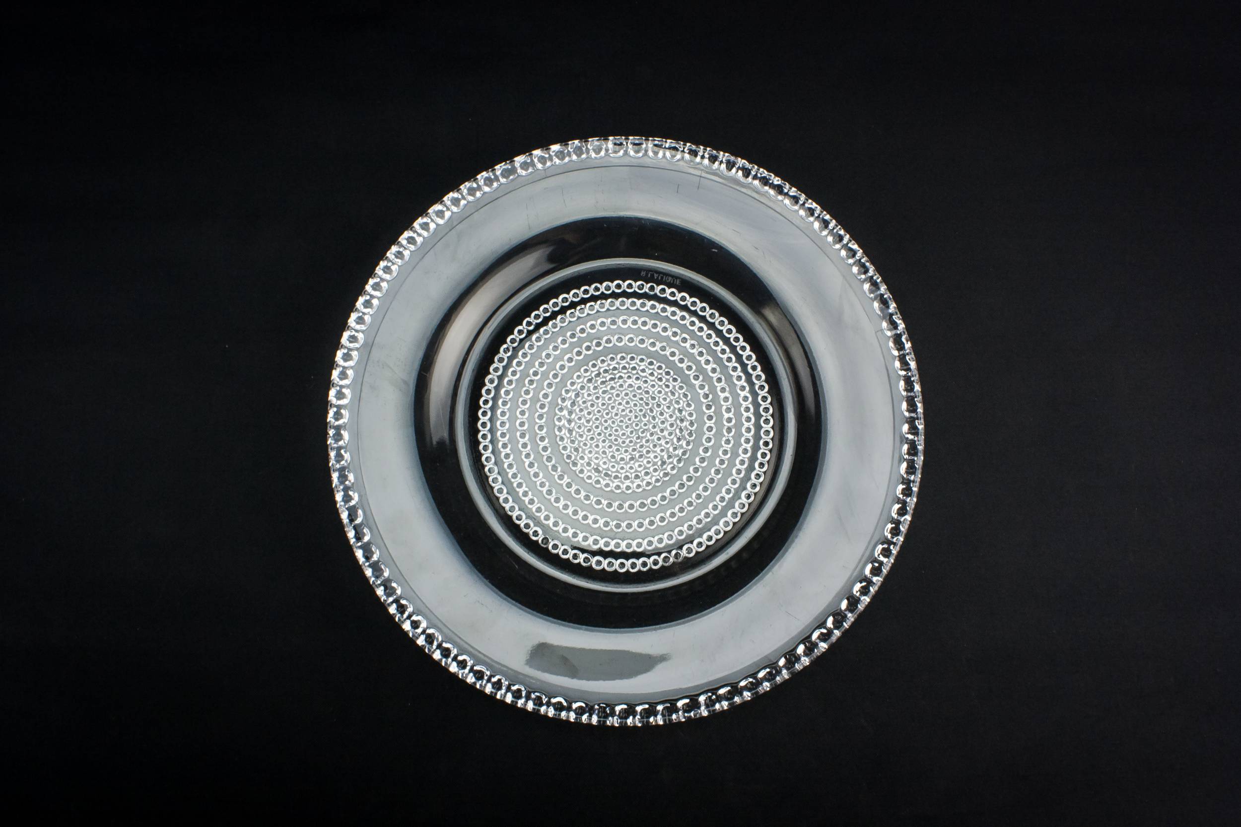 Vintage Crystal Glass — Lalique glass bowl