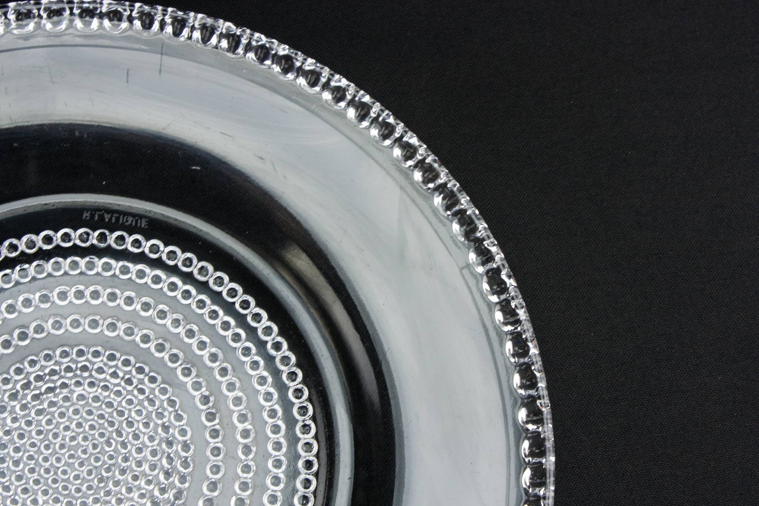 Vintage Crystal Glass — Lalique glass bowl 1