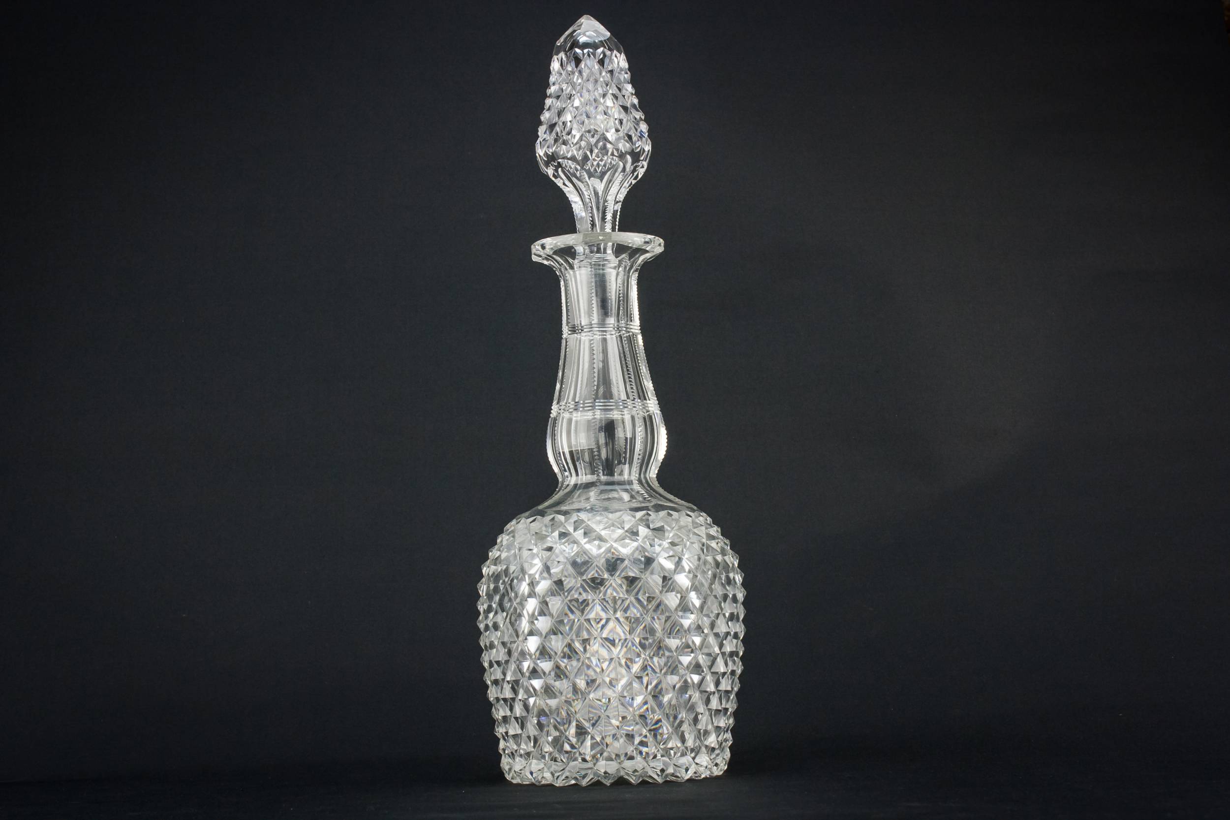 Cut Glass Crystal — Sherry cut glass decanter