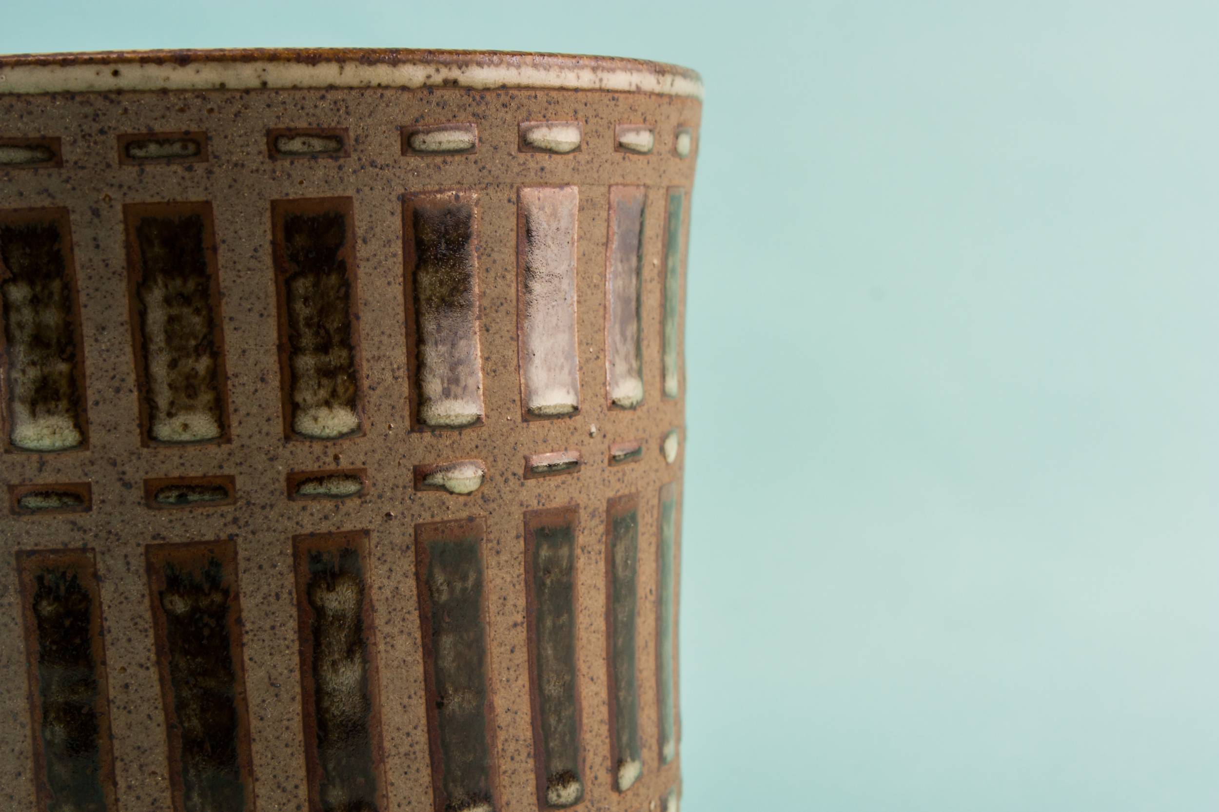 Vintage Retro Stoneware — Medium stoneware planter 2