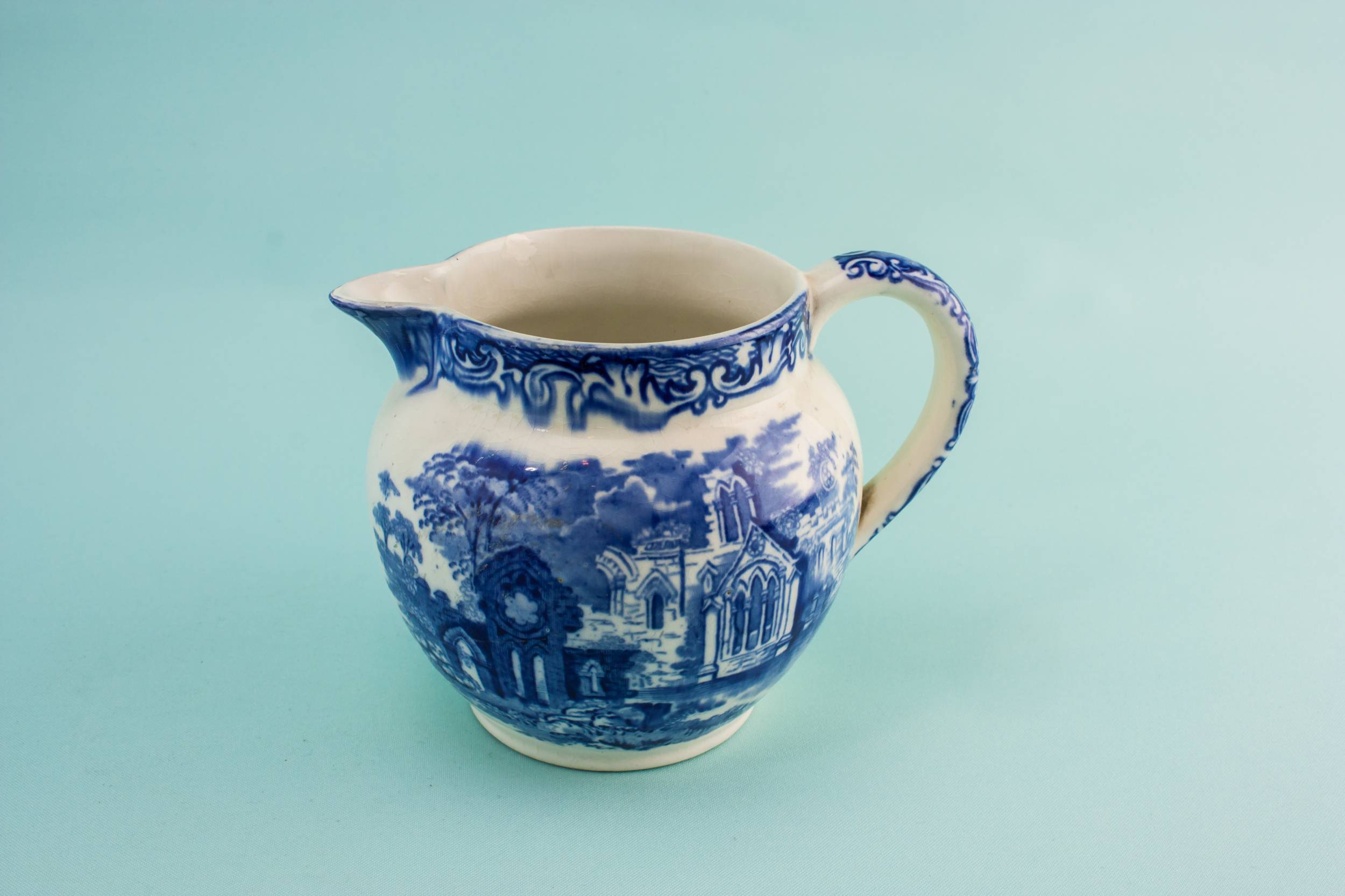 Unusual Arts Crafts — Blue and white jug