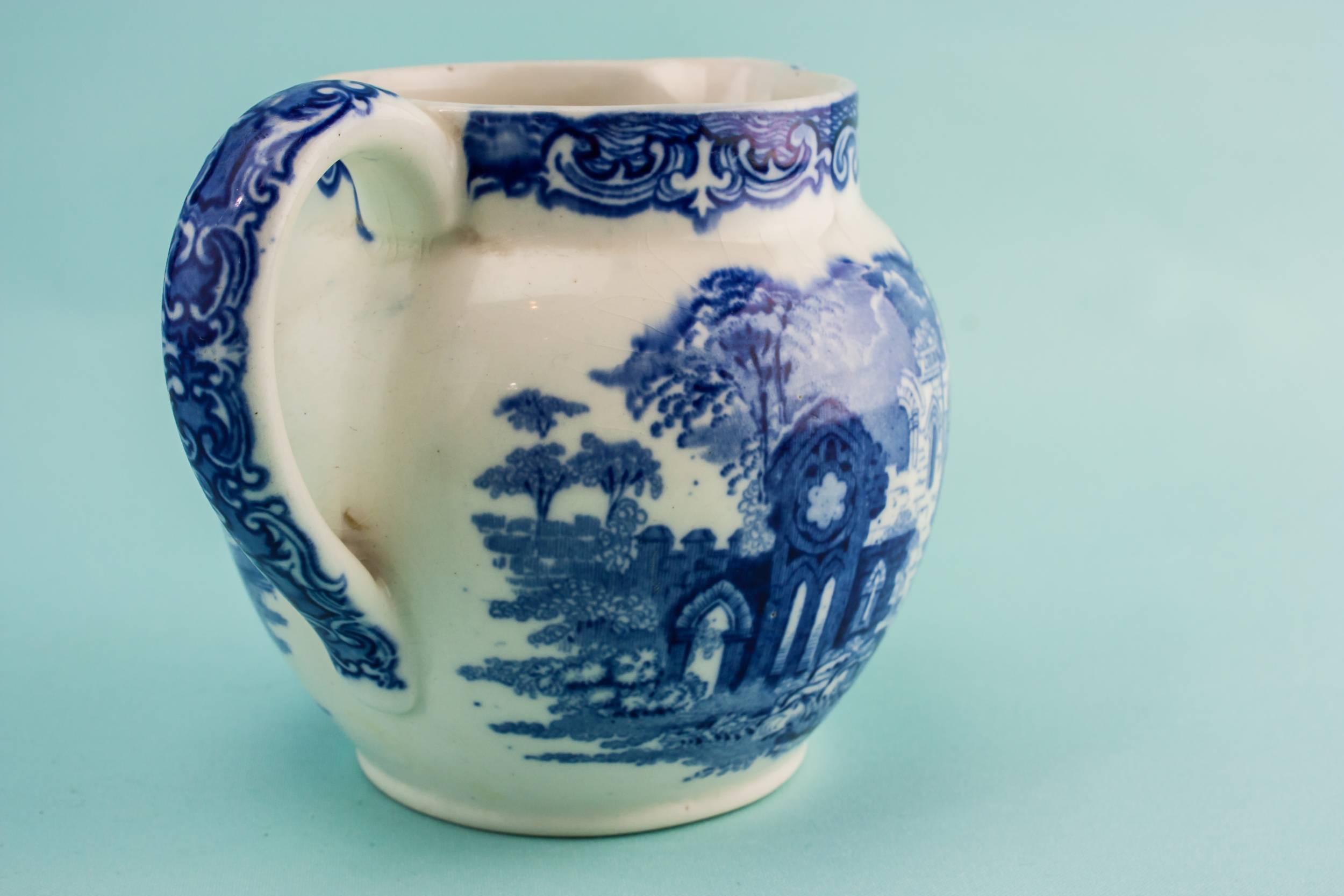 Unusual Arts Crafts — Blue and white jug 1