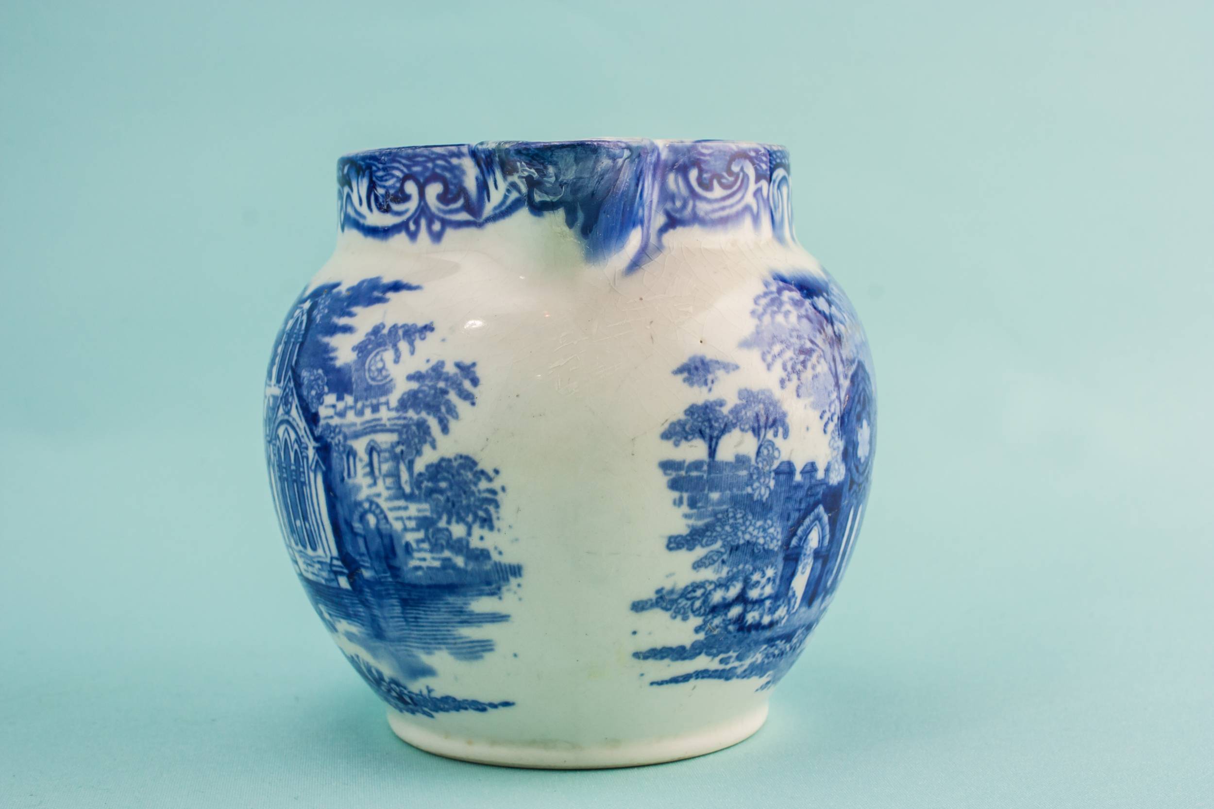 Unusual Arts Crafts — Blue and white jug 2