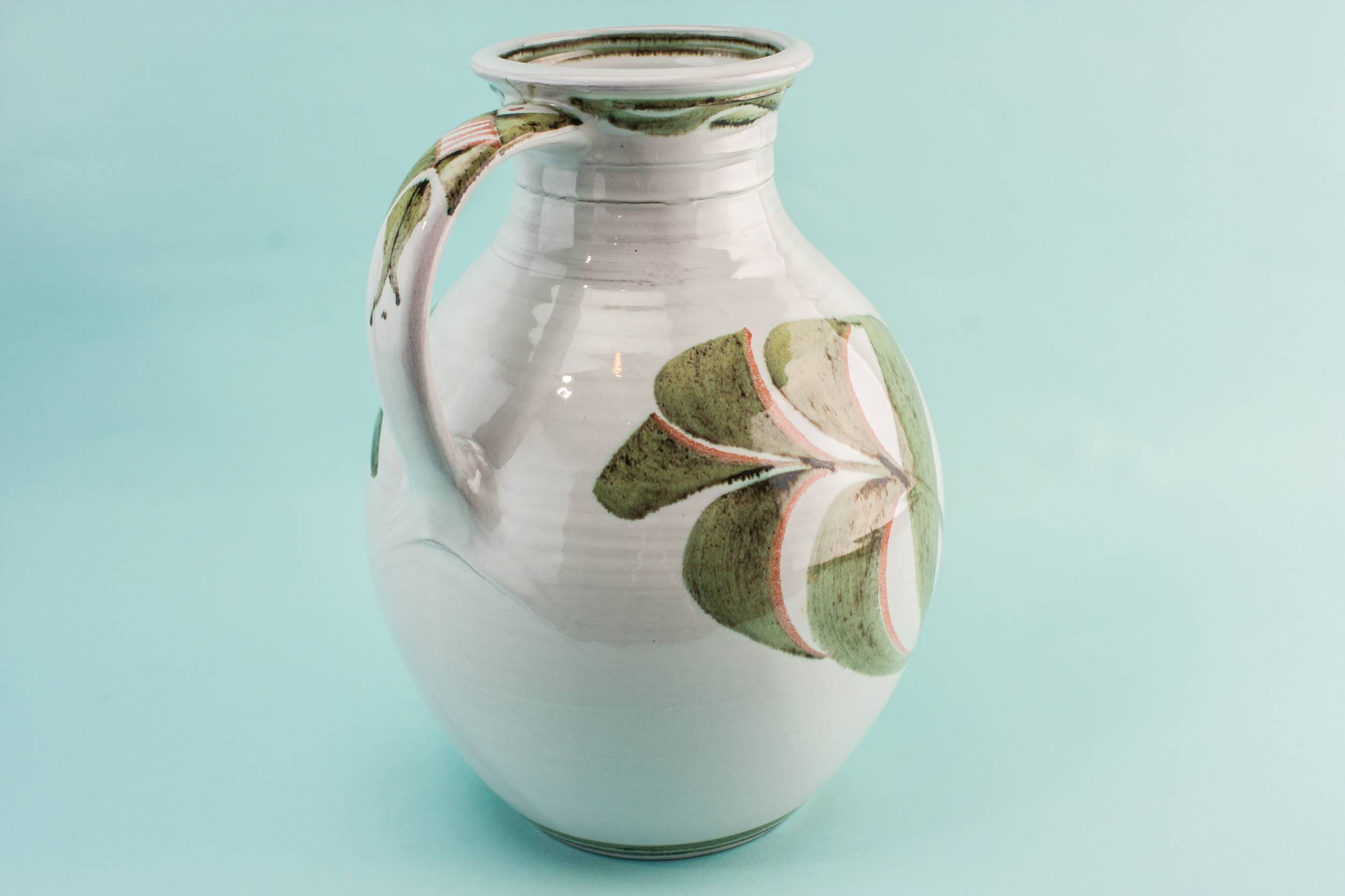 Classical Vintage Abstract — Large rustic water jug 1